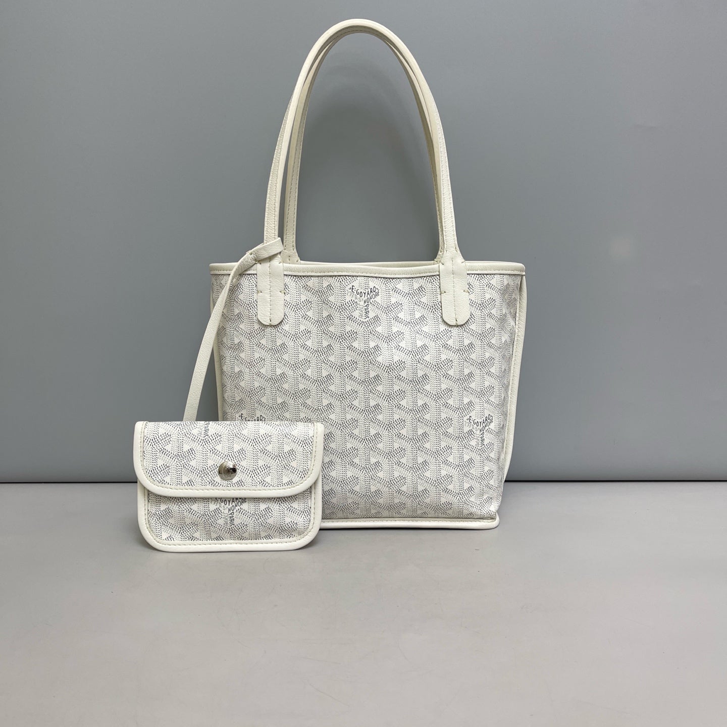 Goyard - Saint Louis Mini - Leather - White - (mini)