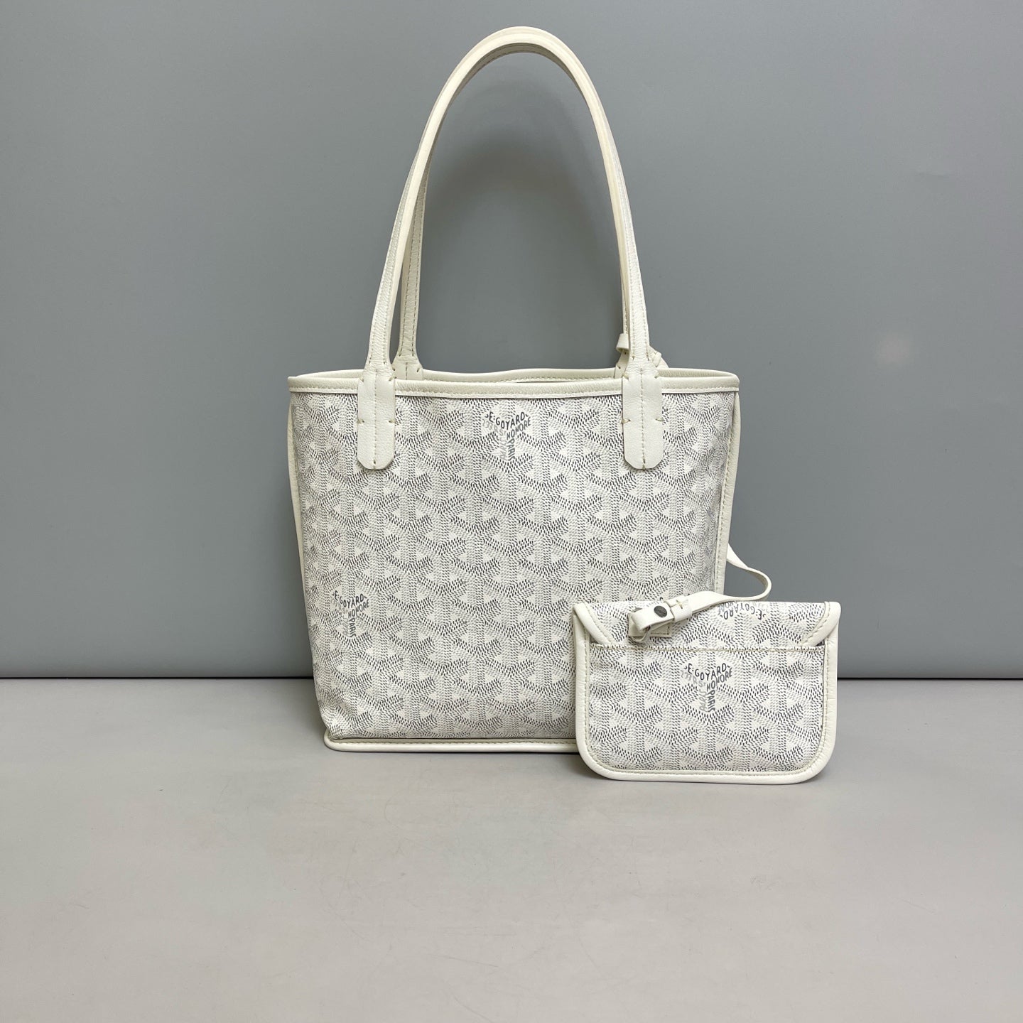 Goyard - Saint Louis Mini - Leather - White - (mini)