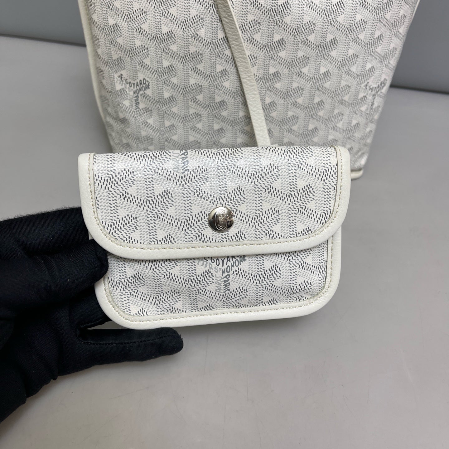 Goyard - Saint Louis Mini - Leather - White - (mini)