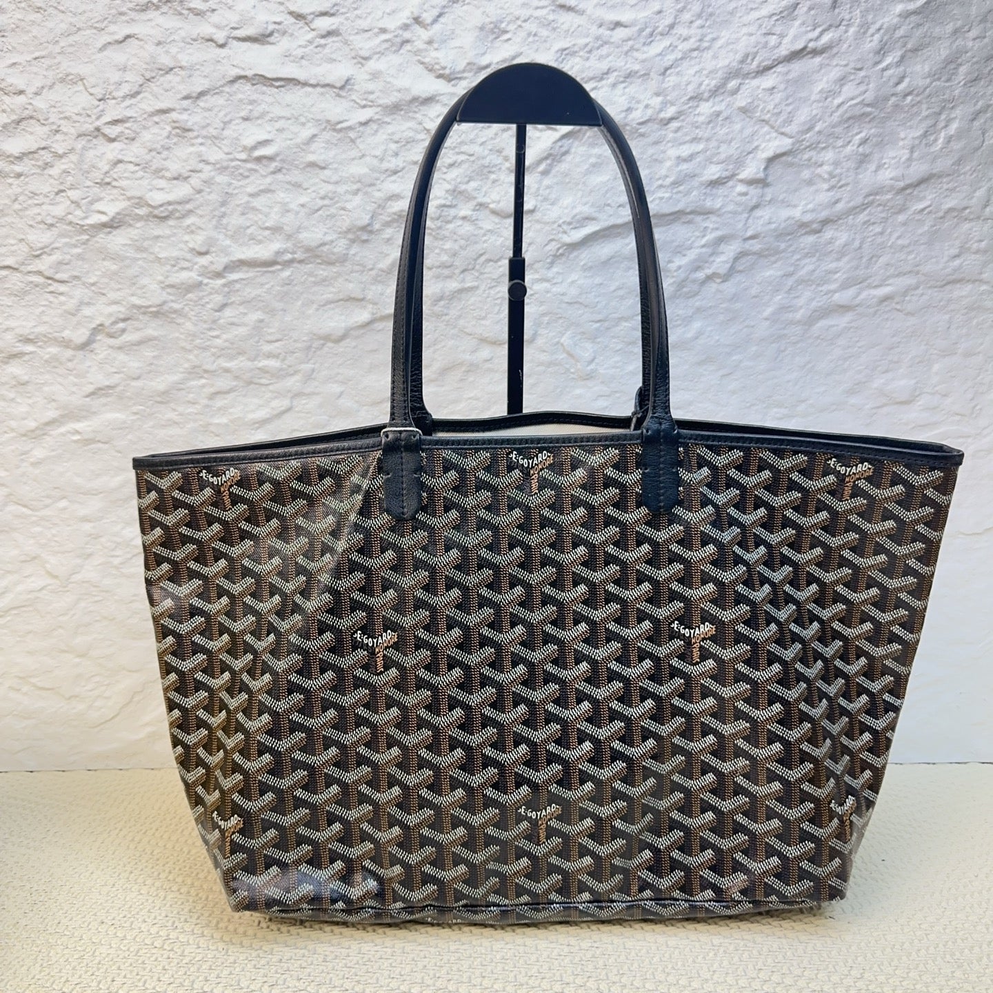 Goyard - Saint Louis Tote - Leather - Black - (medium)