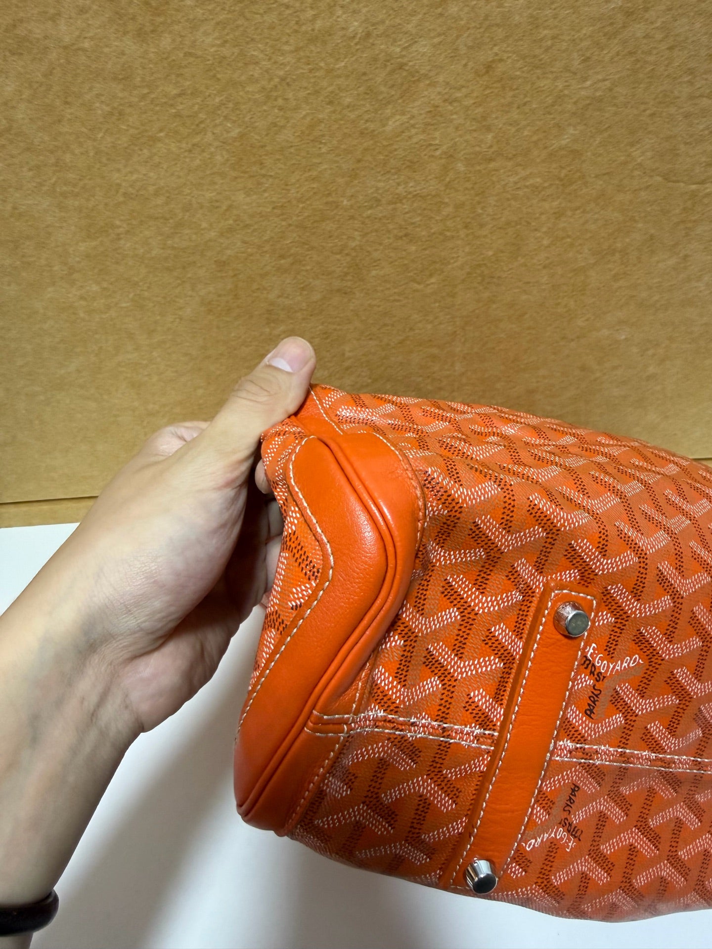 Goyard - Saint Louis Tote - Leather - Orange - (large)