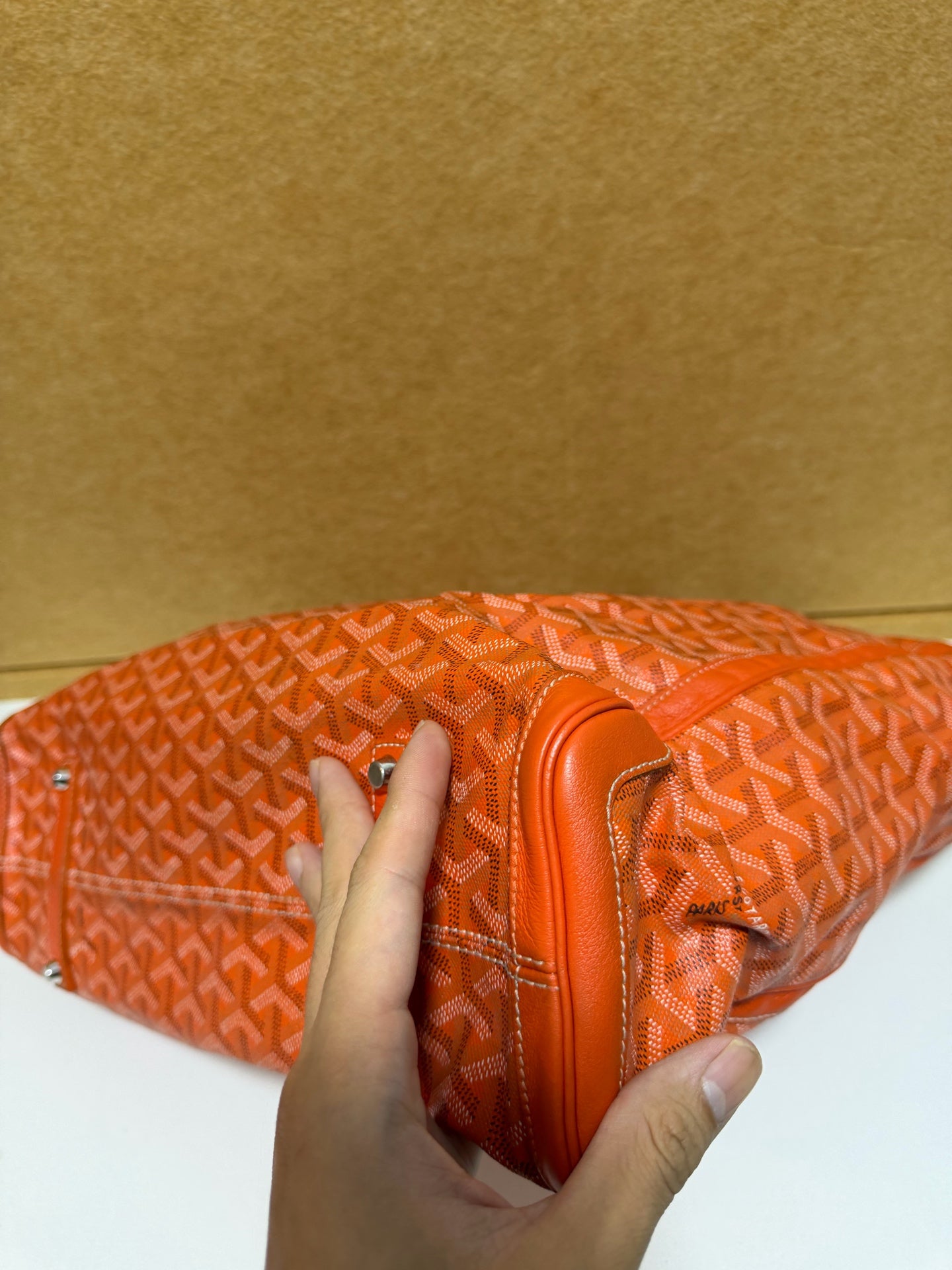 Goyard - Saint Louis Tote - Leather - Orange - (large)