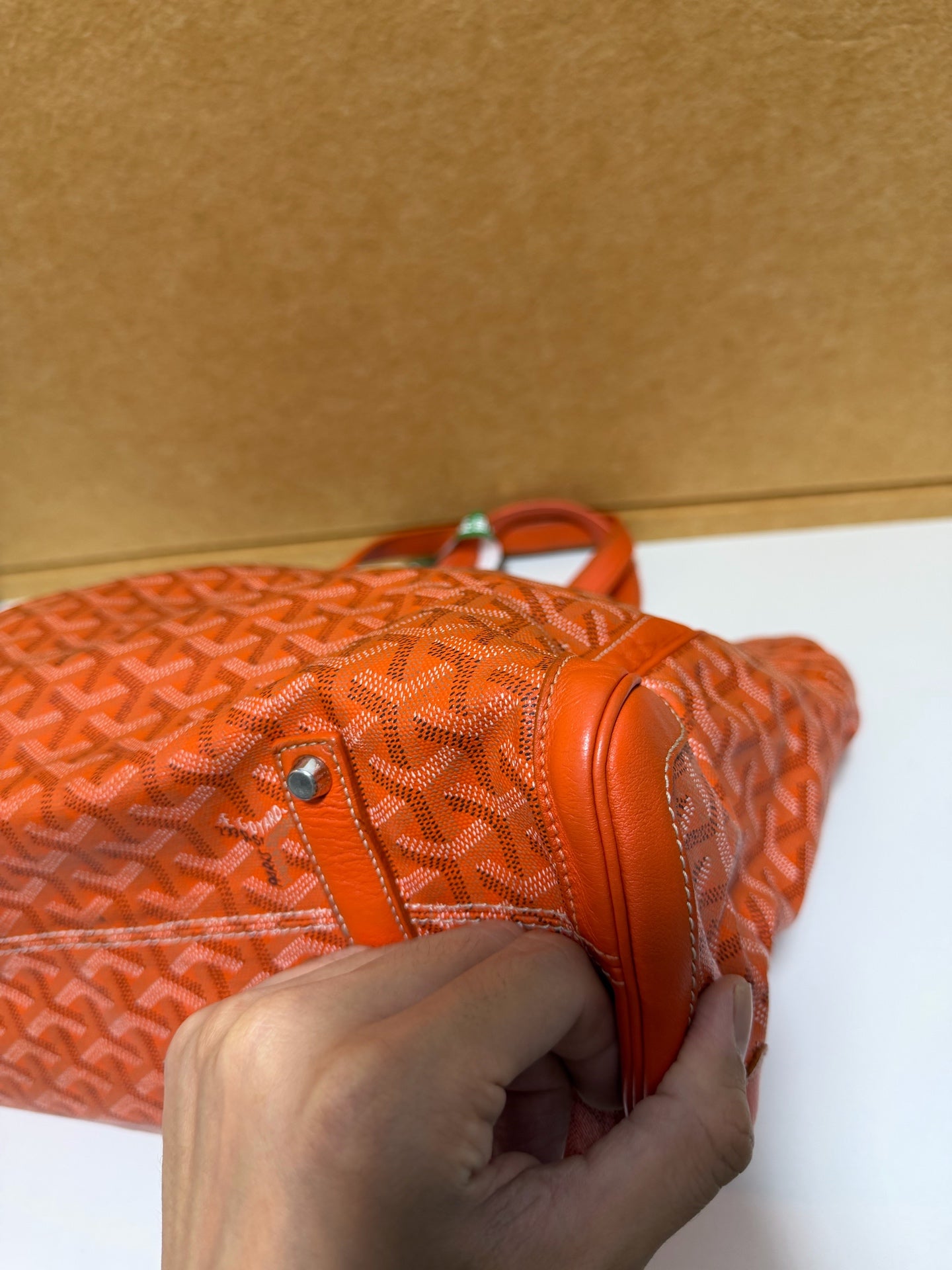 Goyard - Saint Louis Tote - Leather - Orange - (large)