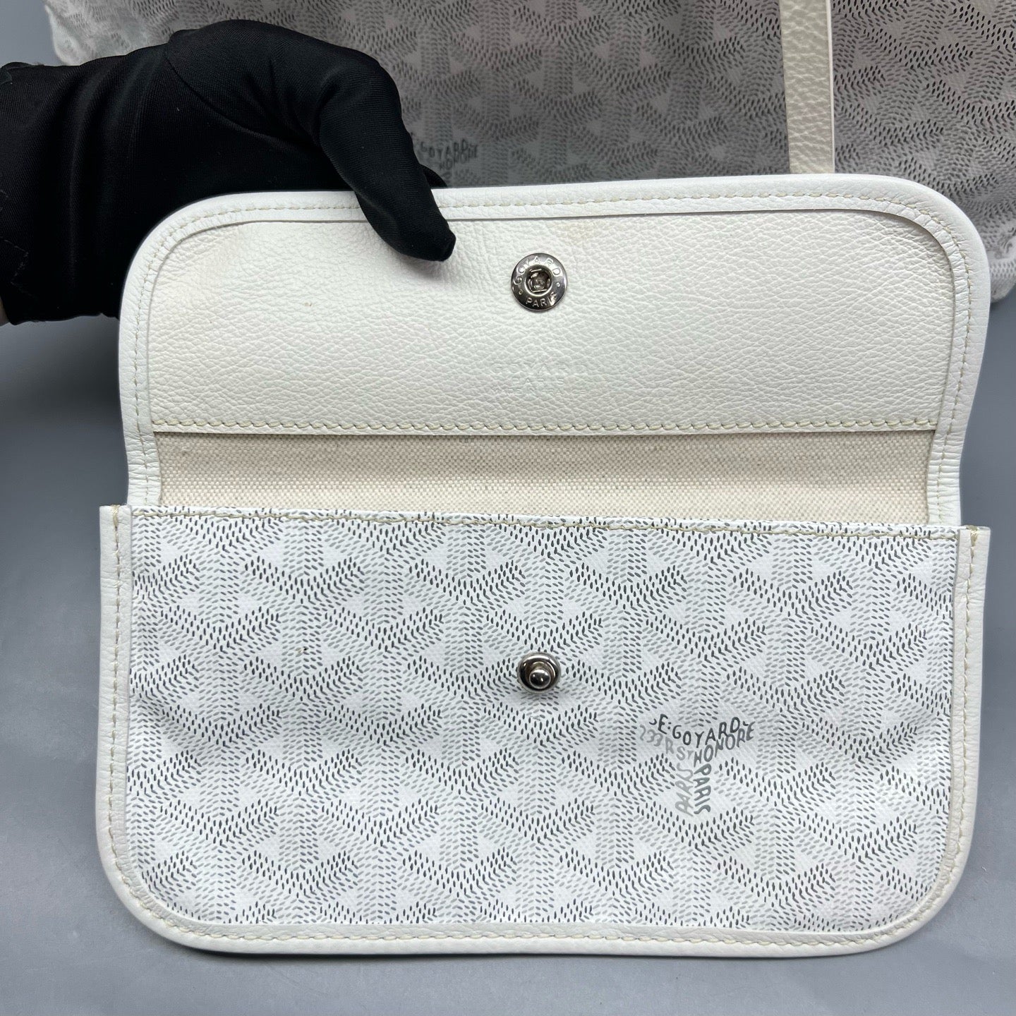Goyard - St Louis - Cloth - White - (Large)
