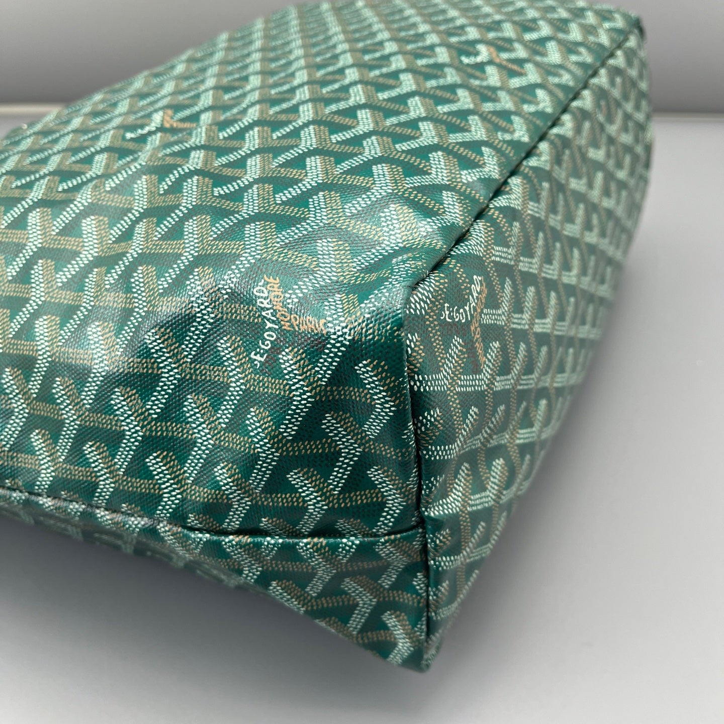 Goyard - St. Louis PM - Goyardine canvas and Leather trim - Green - (Medium)