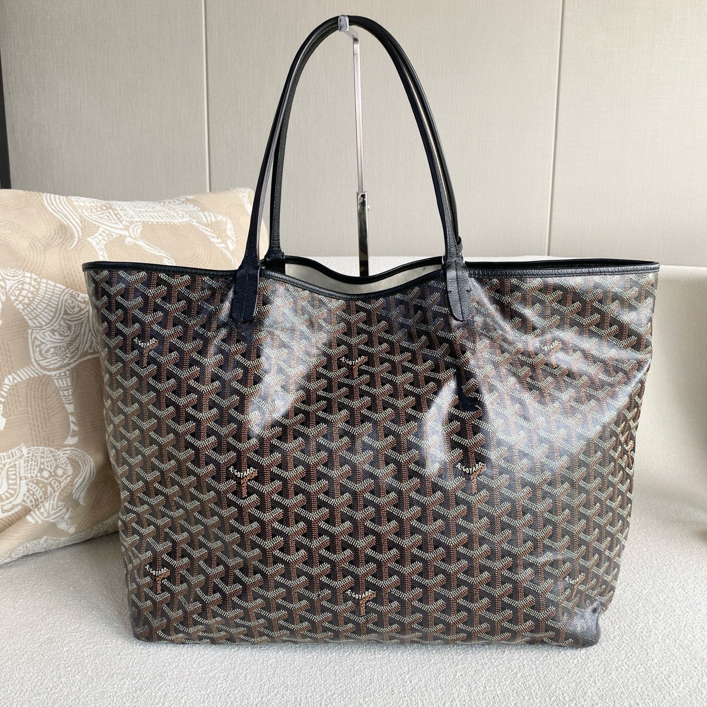 Goyard - St. Louis - Synthetic - Black - (large)