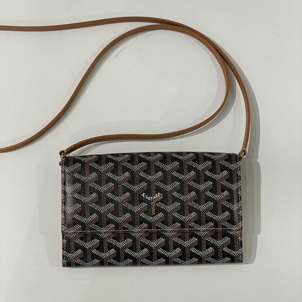Goyard - Varenne - Goyardine canvas and leather - Brown - (small)