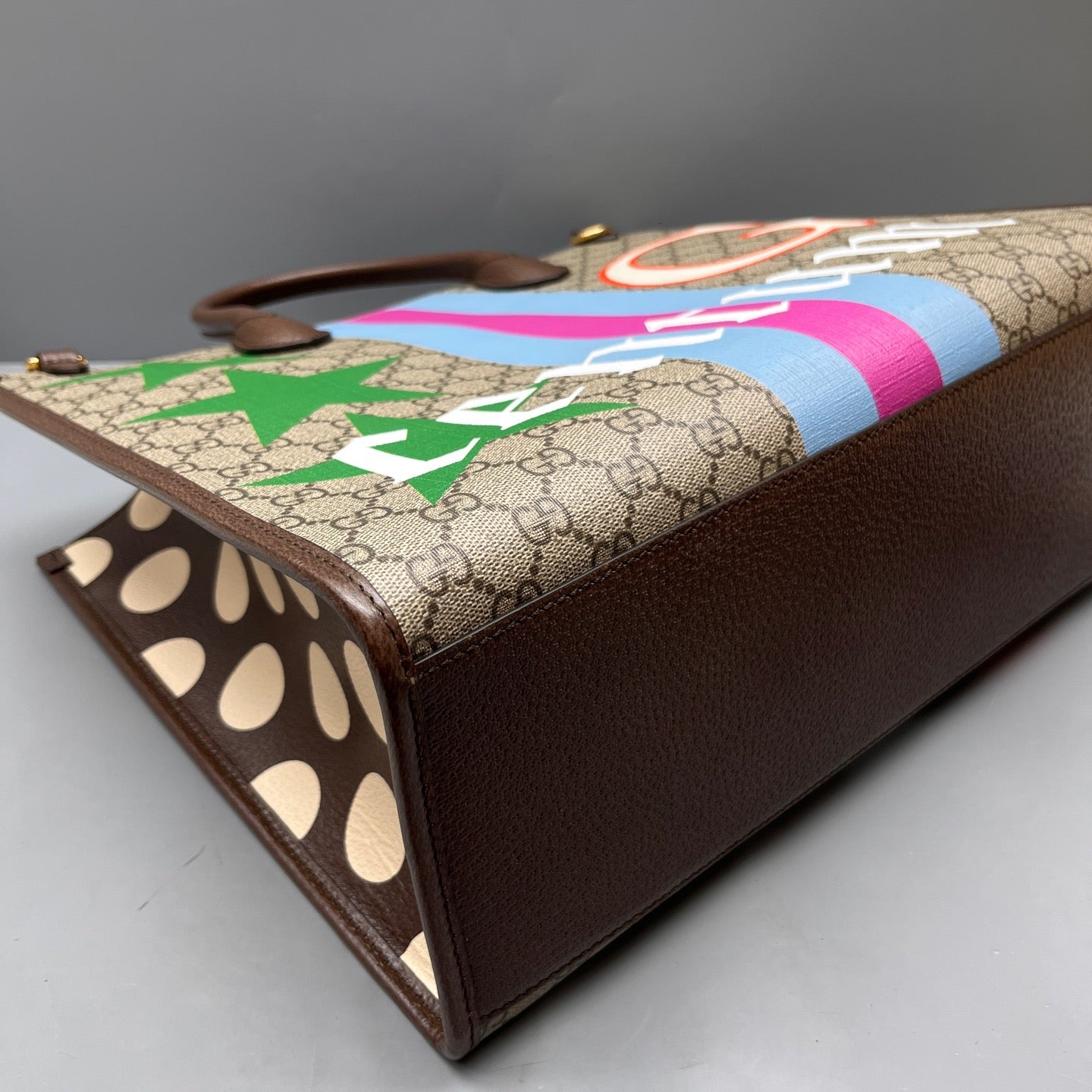 Gucci - 100th Anniversary Centum Tote Bag - Coated canvas and Leather - Multicolour - (medium)