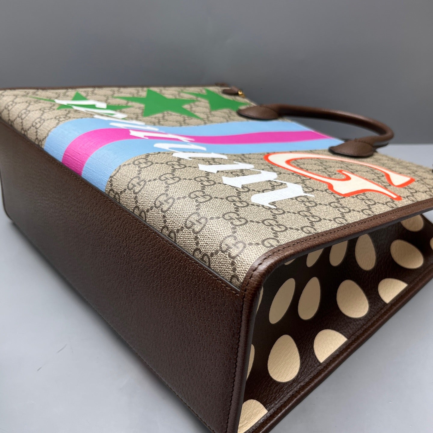 Gucci - 100th Anniversary Centum Tote Bag - Coated canvas and Leather - Multicolour - (medium)