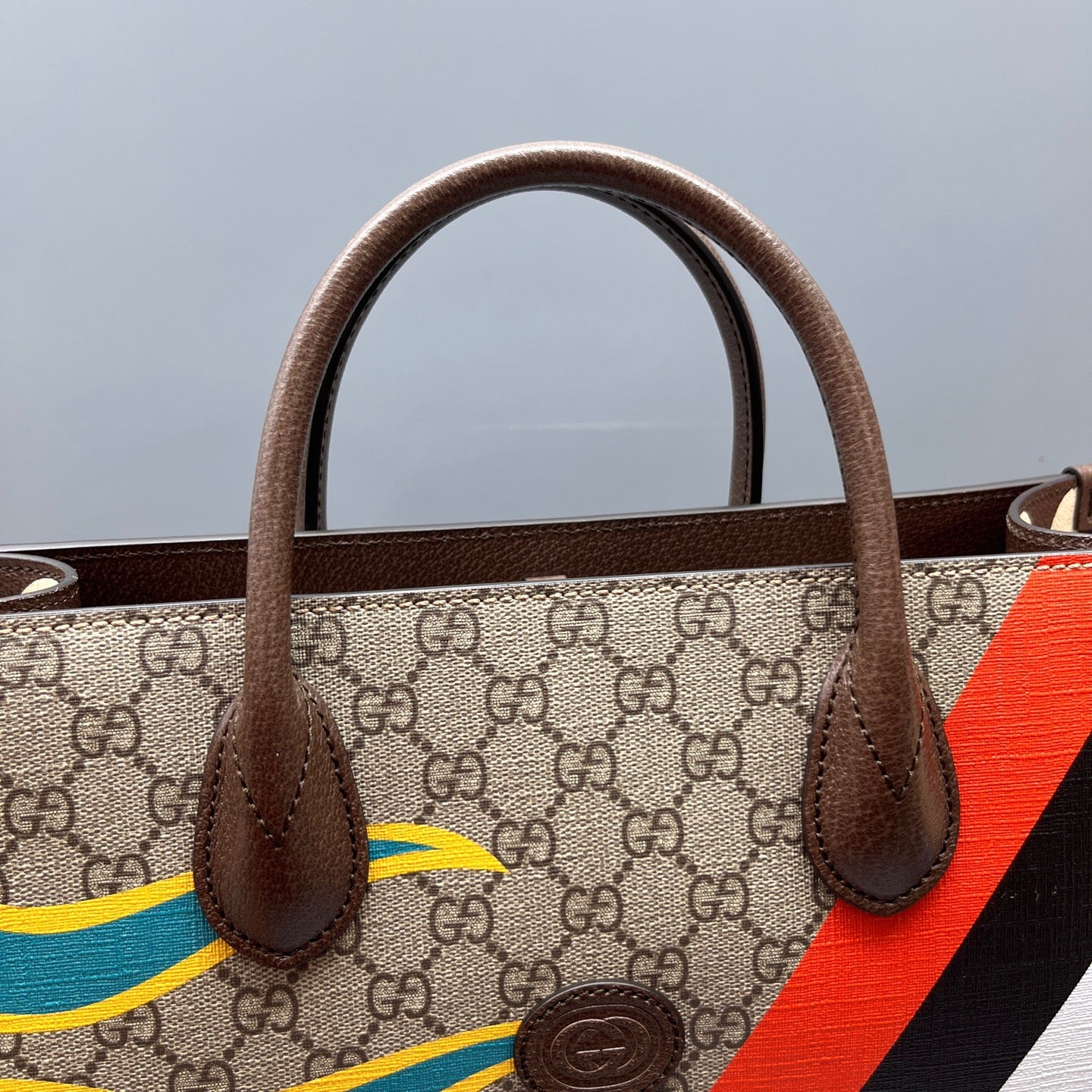 Gucci - 100th Anniversary Centum Tote Bag - Coated canvas and Leather - Multicolour - (medium)