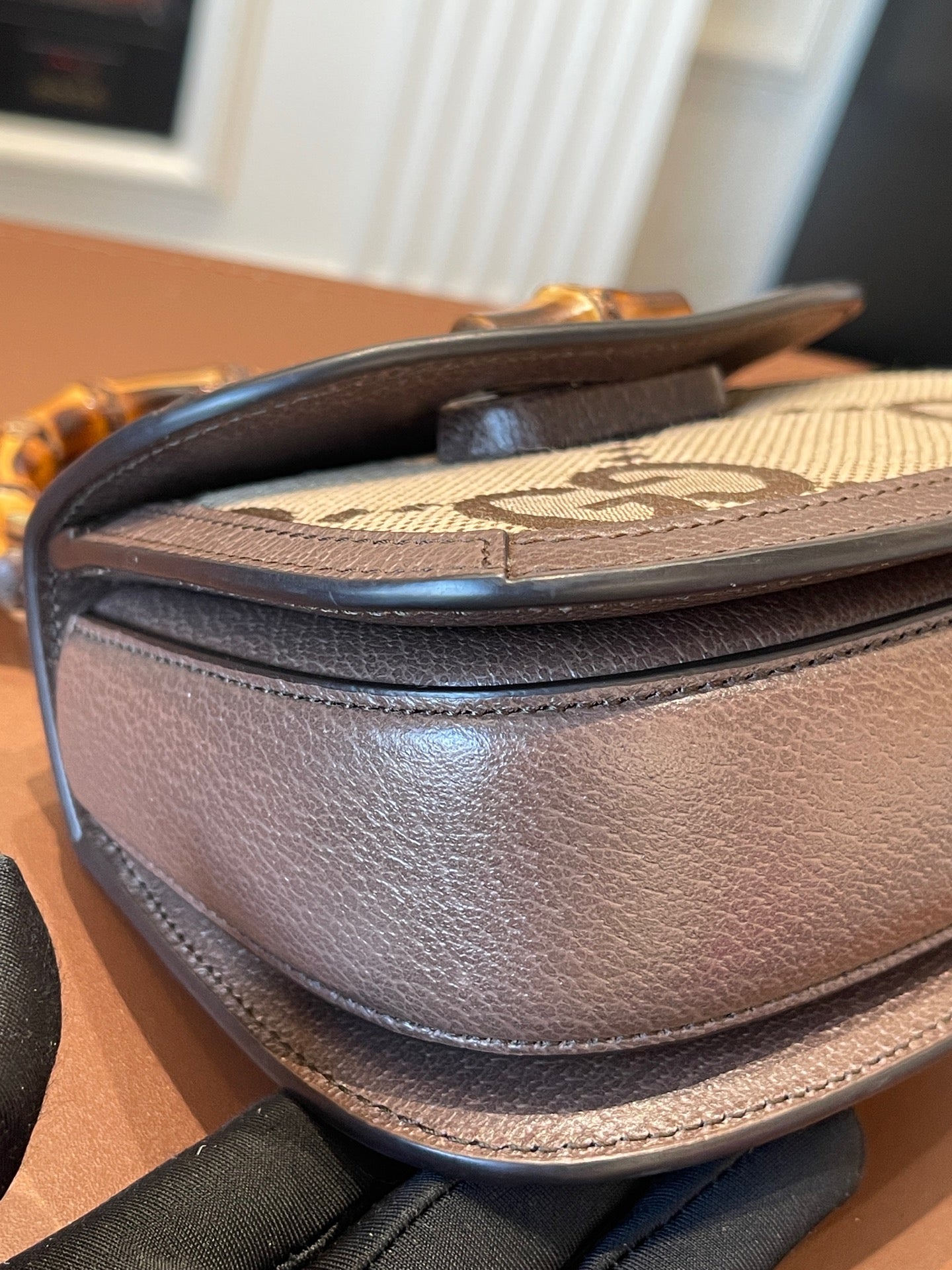 Gucci - 1947 Bamboo Bag - Cloth - Brown - (mini)