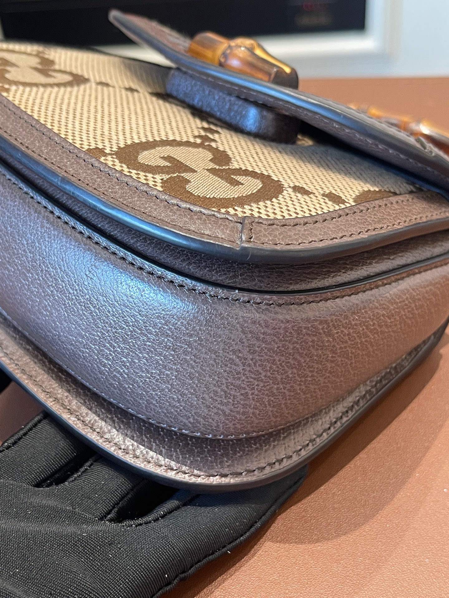 Gucci - 1947 Bamboo Bag - Cloth - Brown - (mini)