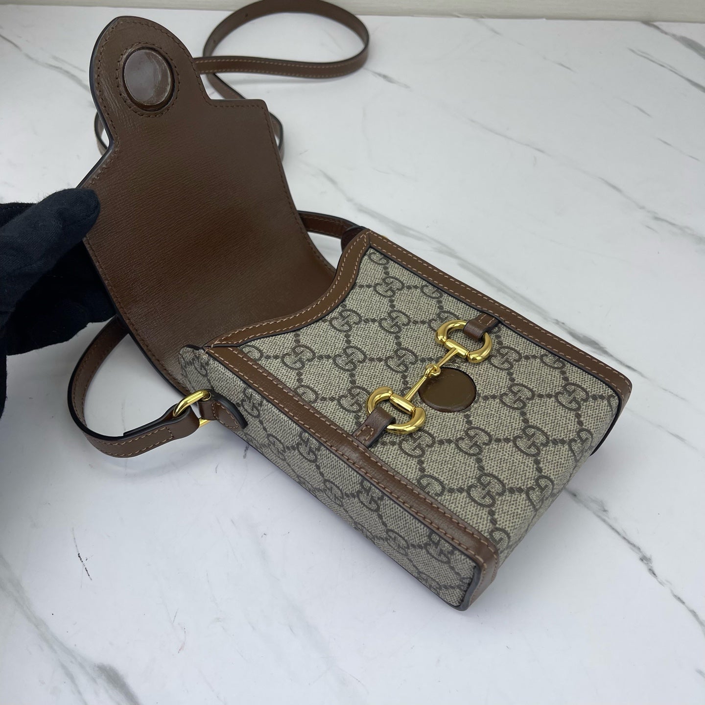 Gucci - 1955 - Cloth - Brown - (mini)