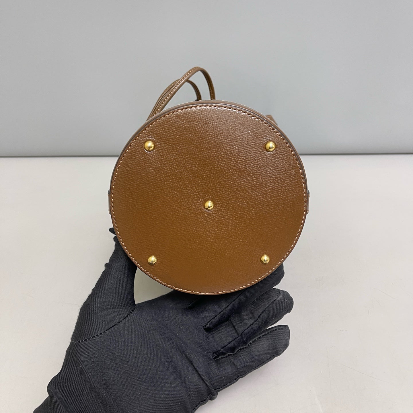 Gucci - 1955 Horsebit Bucket Bag - Leather - Brown - (mini)