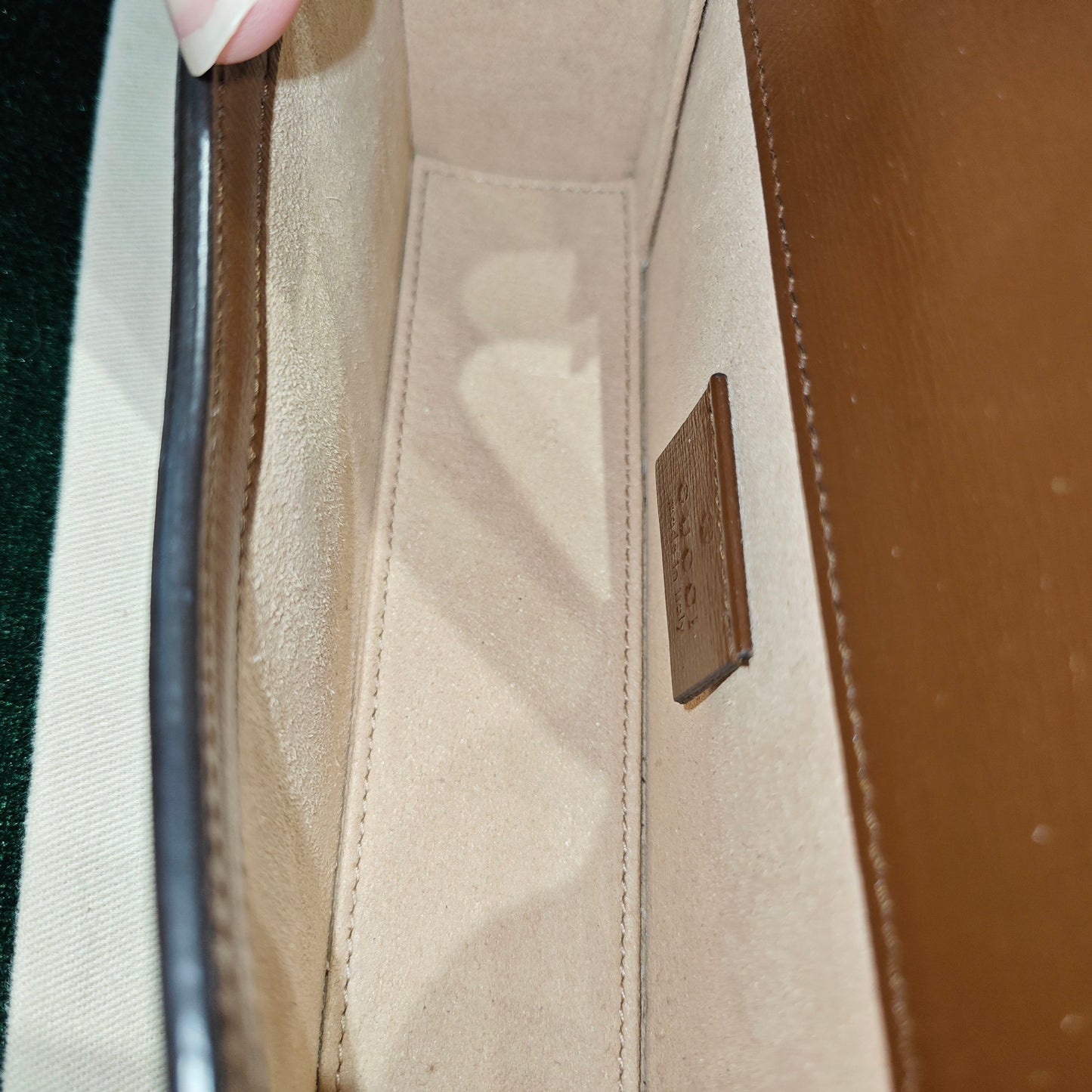 Gucci - 1955 Horsebit Camera Bag - GG Supreme canvas with leather trim - Brown - (mini)