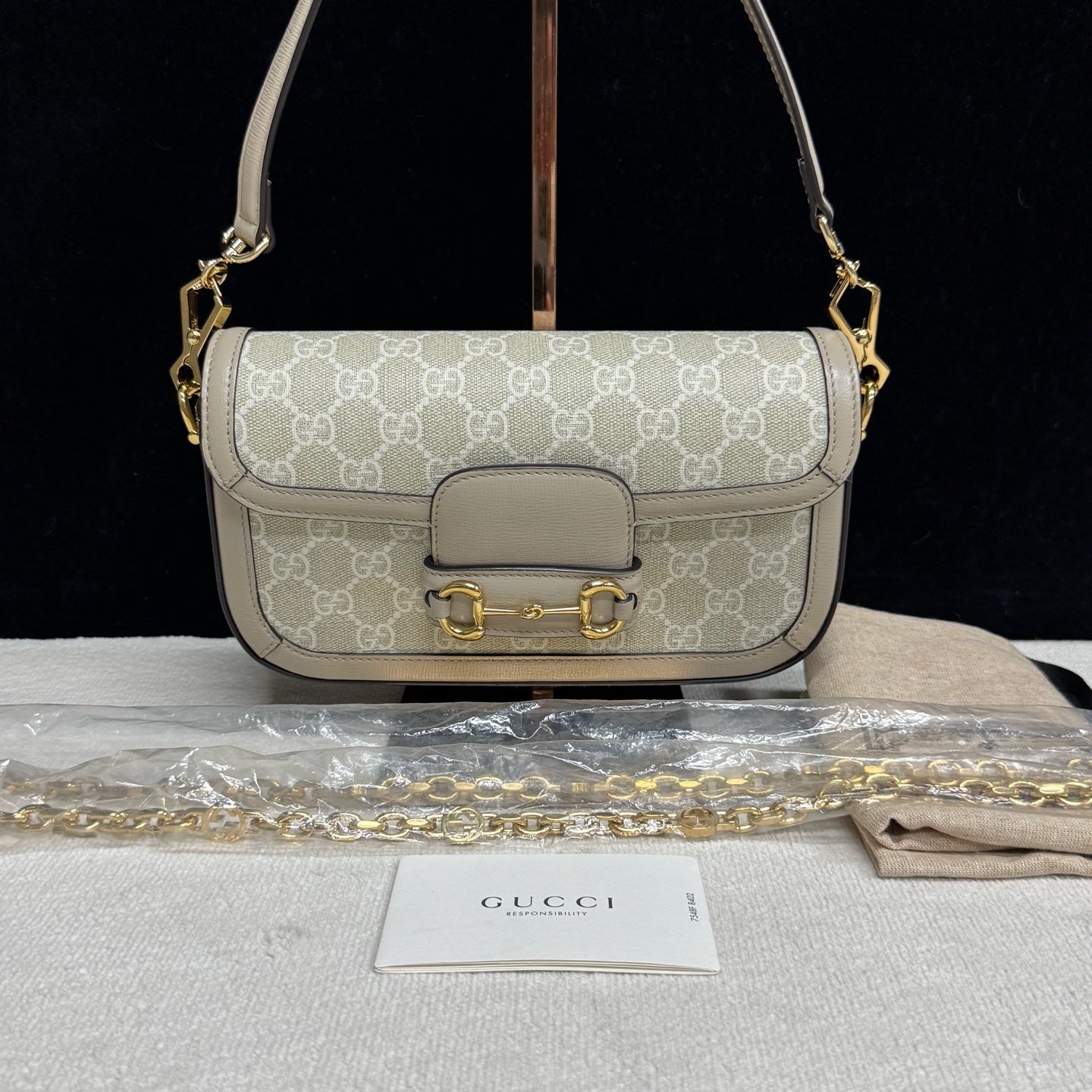 Gucci - 1955 Horsebit - Cloth - Beige - (mini)