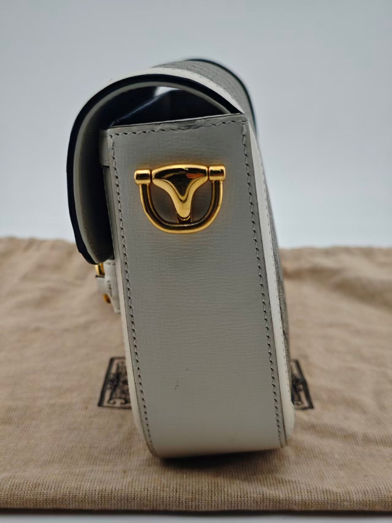Gucci - 1955 Horsebit - Cloth - Beige - (small)