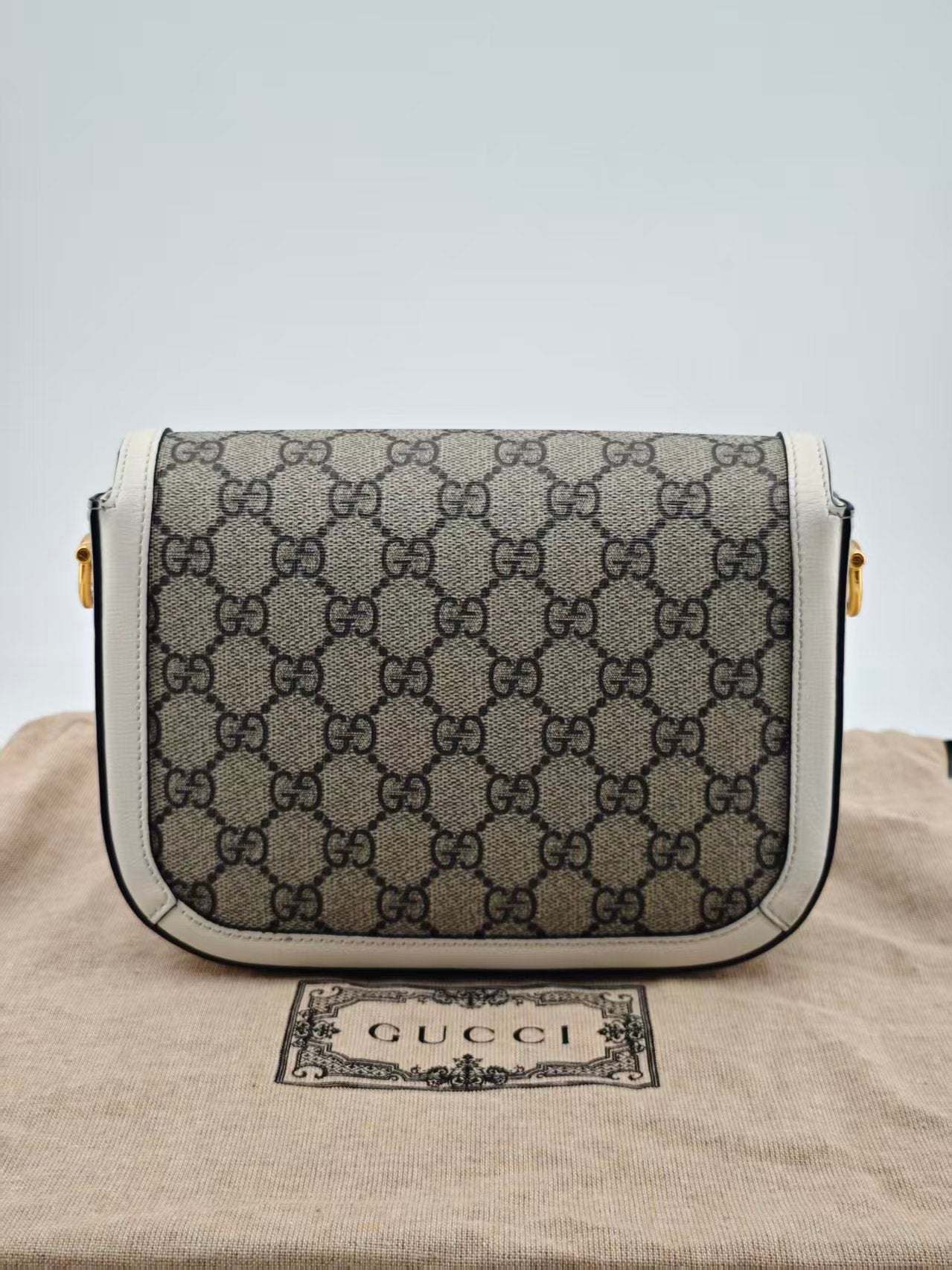 Gucci - 1955 Horsebit - Cloth - Beige - (small)