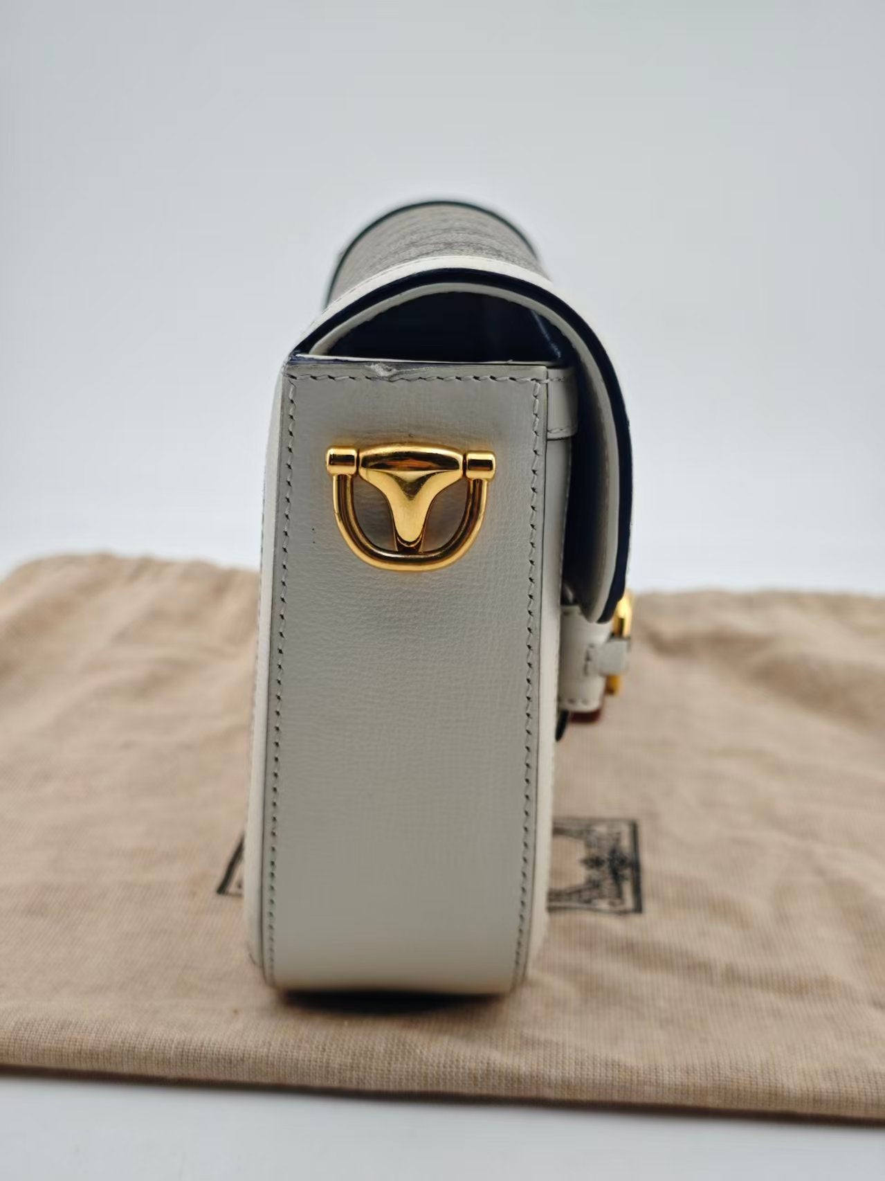 Gucci - 1955 Horsebit - Cloth - Beige - (small)