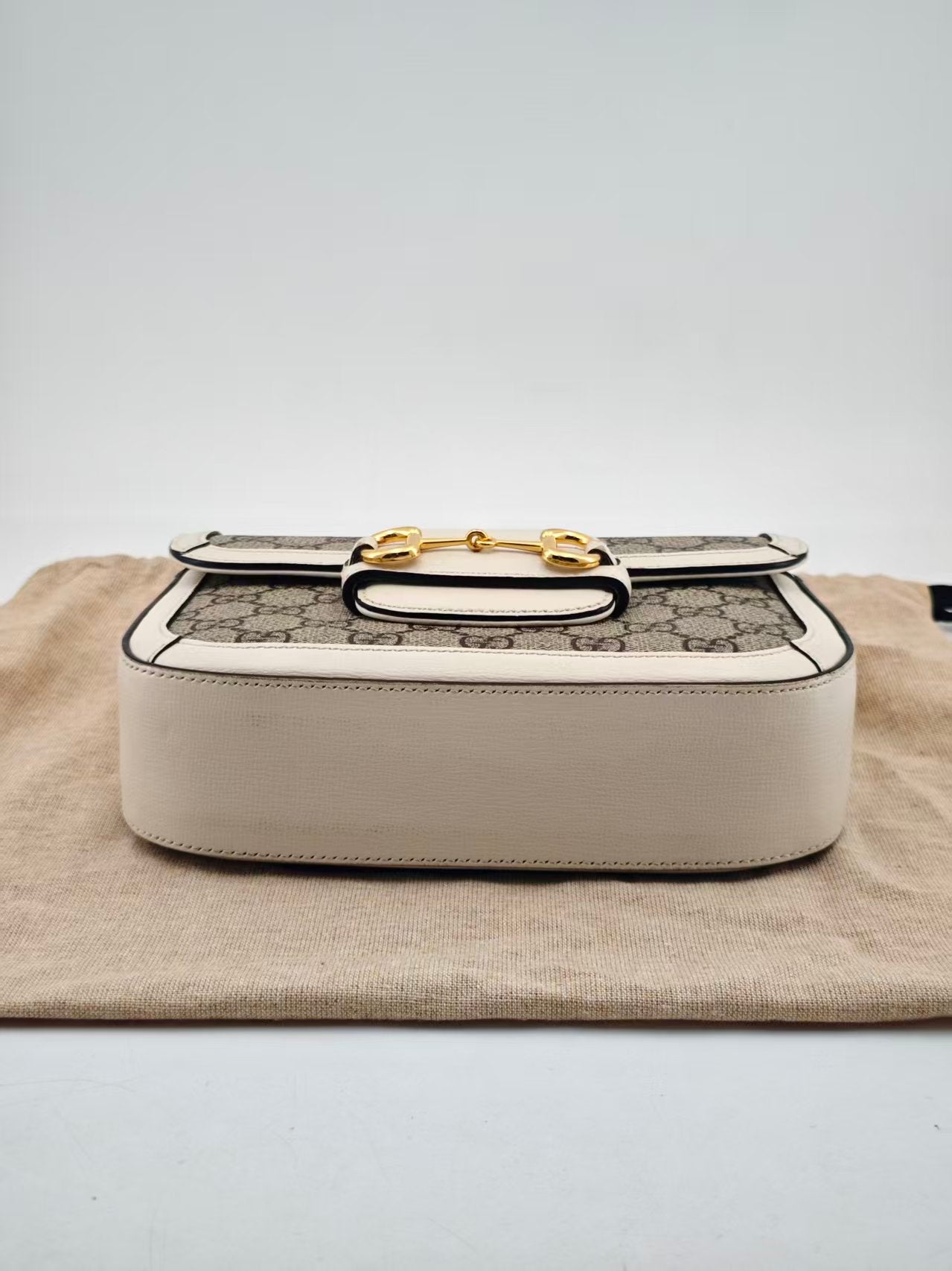 Gucci - 1955 Horsebit - Cloth - Beige - (small)