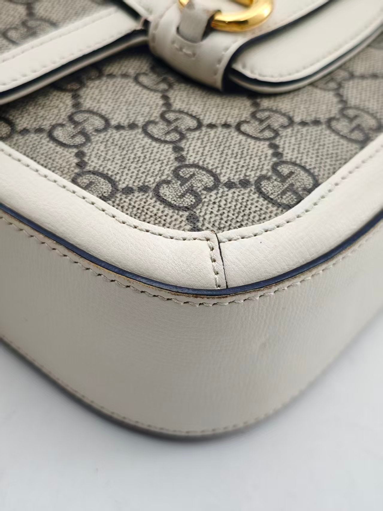 Gucci - 1955 Horsebit - Cloth - Beige - (small)