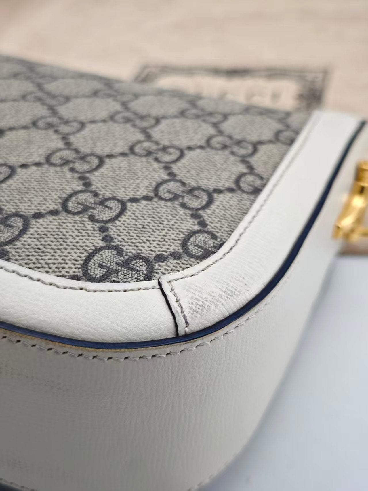 Gucci - 1955 Horsebit - Cloth - Beige - (small)