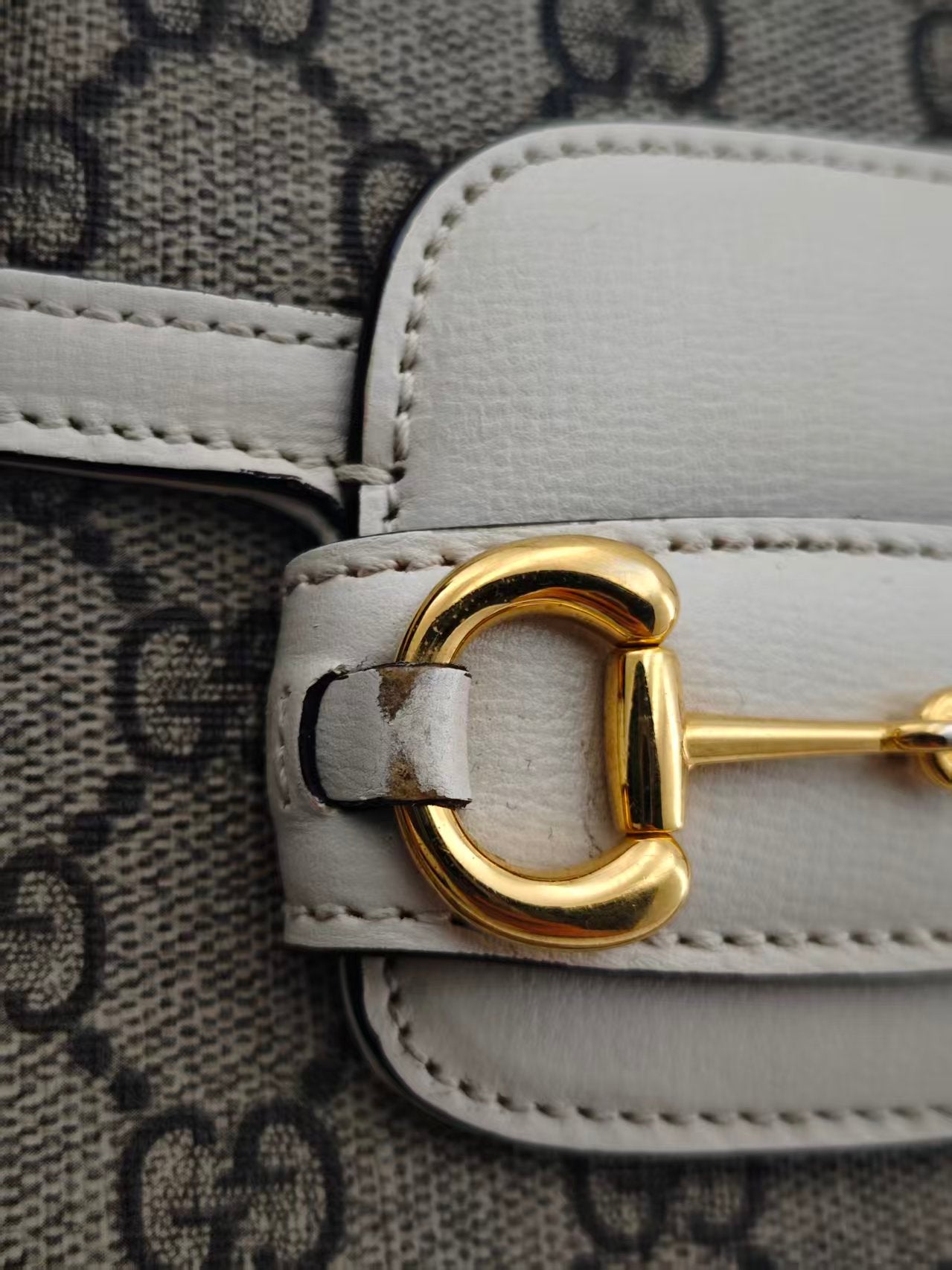 Gucci - 1955 Horsebit - Cloth - Beige - (small)