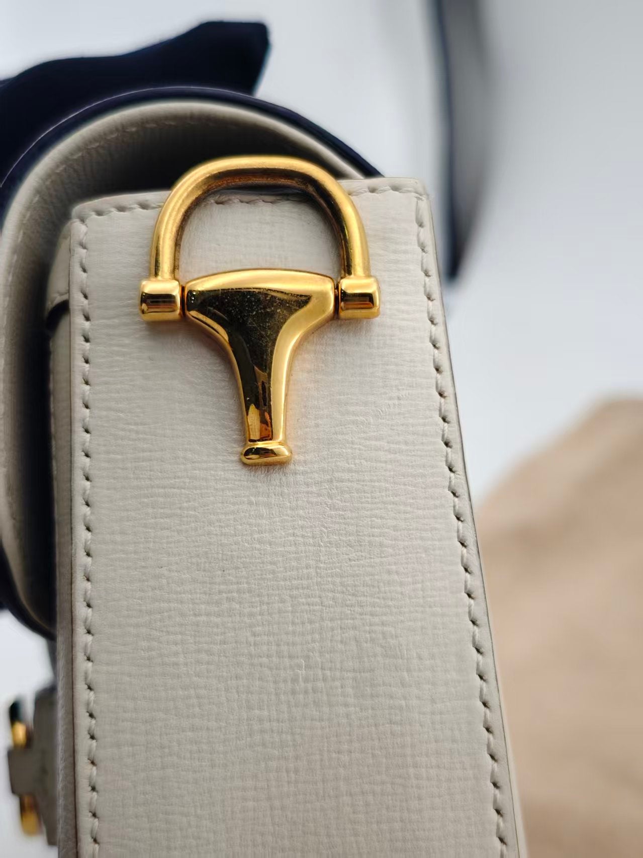 Gucci - 1955 Horsebit - Cloth - Beige - (small)