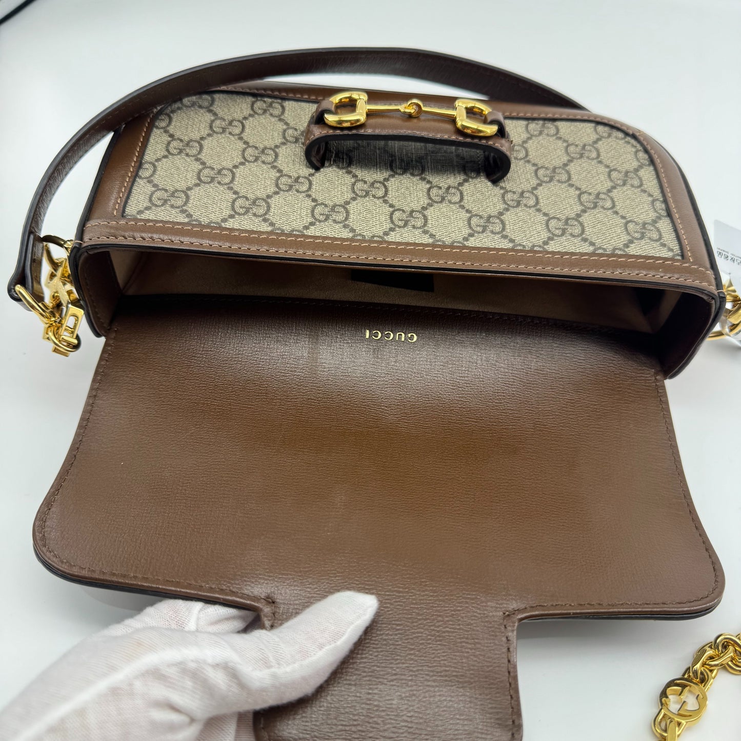 Gucci - 1955 Horsebit - Cloth - Brown - (mini)
