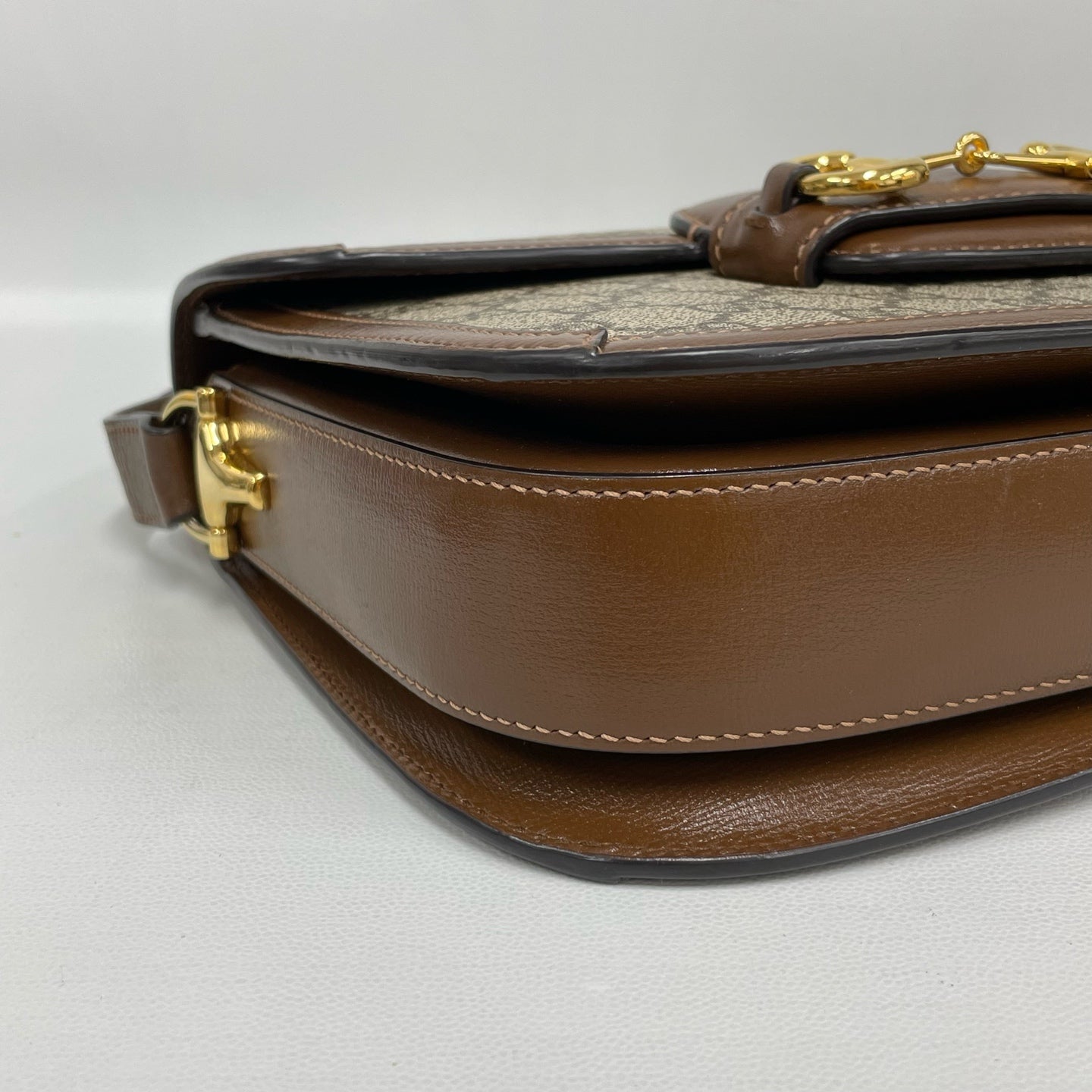 Gucci - 1955 Horsebit - Cloth - Brown - (small)