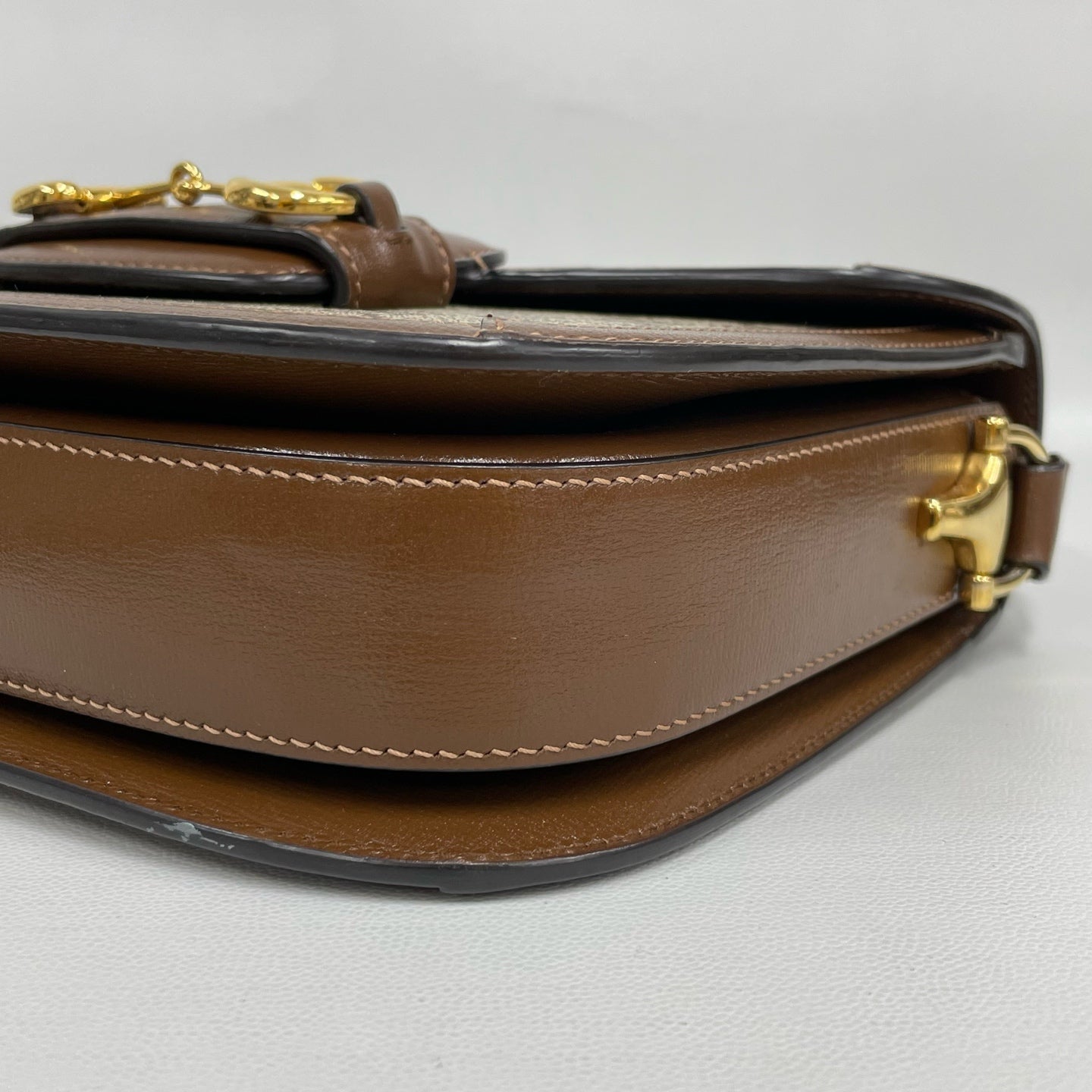 Gucci - 1955 Horsebit - Cloth - Brown - (small)