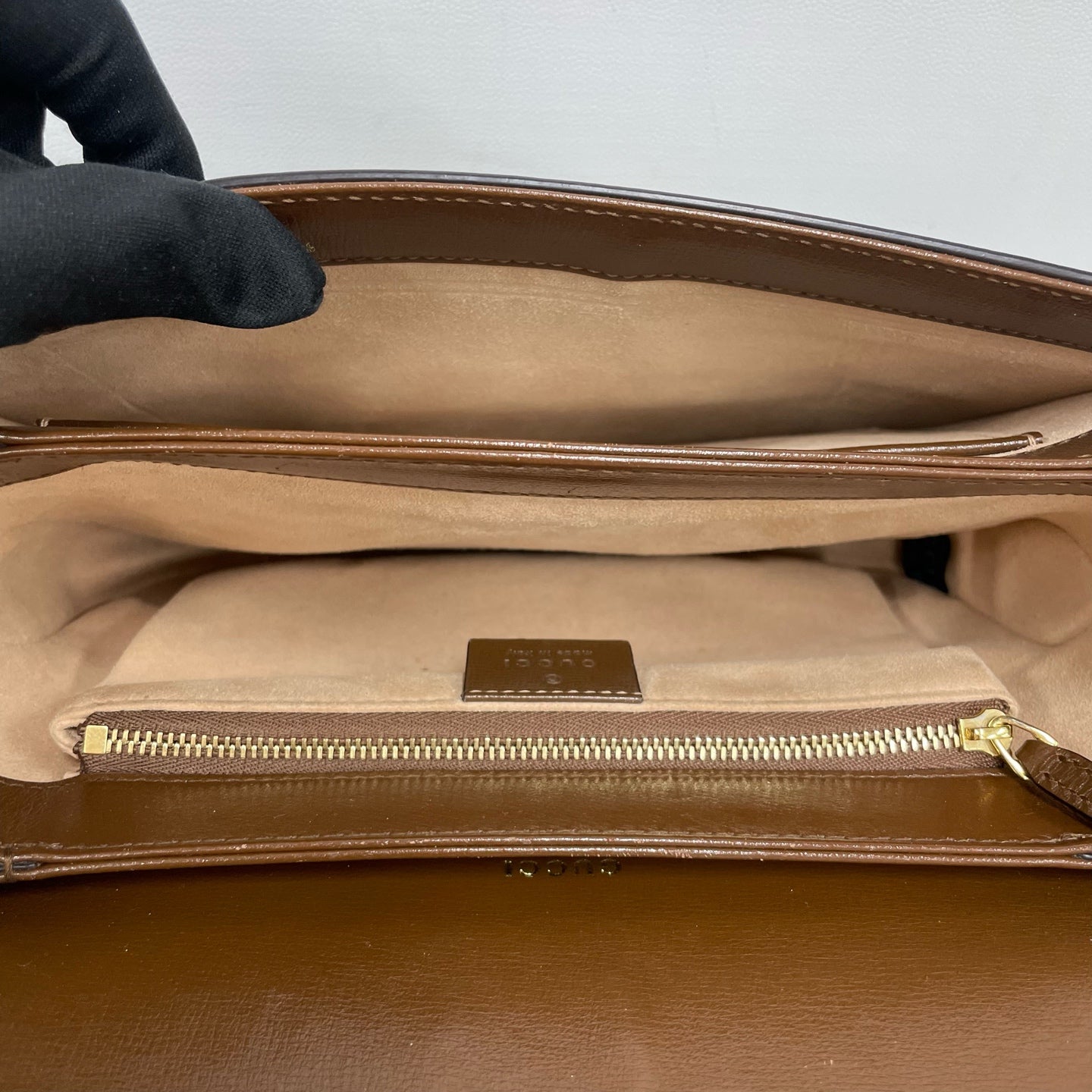 Gucci - 1955 Horsebit - Cloth - Brown - (small)