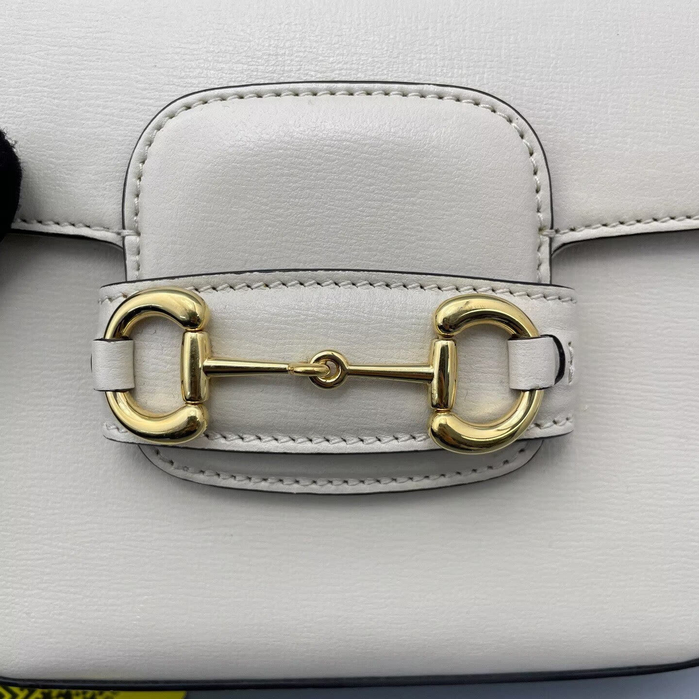 Gucci - 1955 Horsebit - Grained leather - White - (mini)