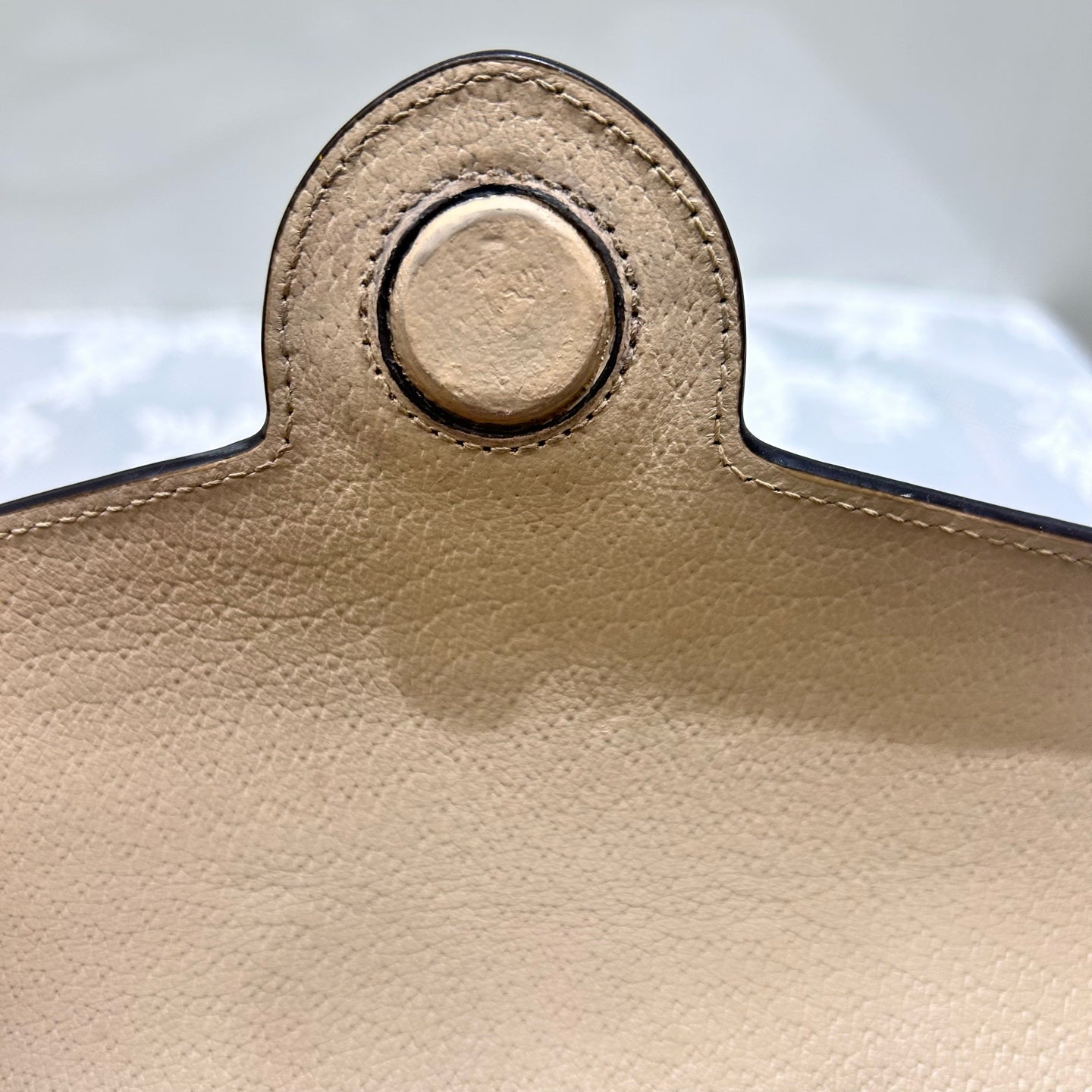 Gucci - 1955 Horsebit Horizontal Phone Bag - GG Supreme canvas with leather trim - Beige - (mini)