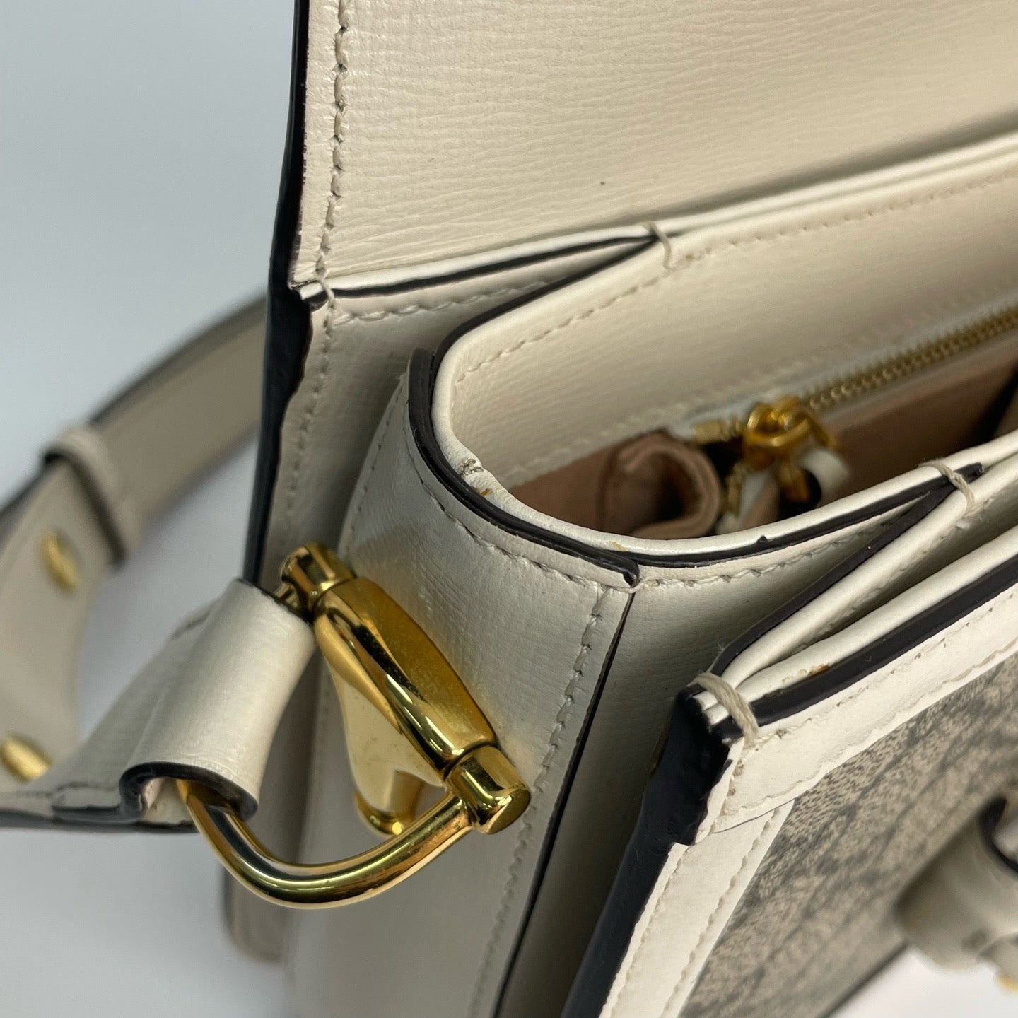 Gucci - 1955 Horsebit - Leather - Beige - (medium)