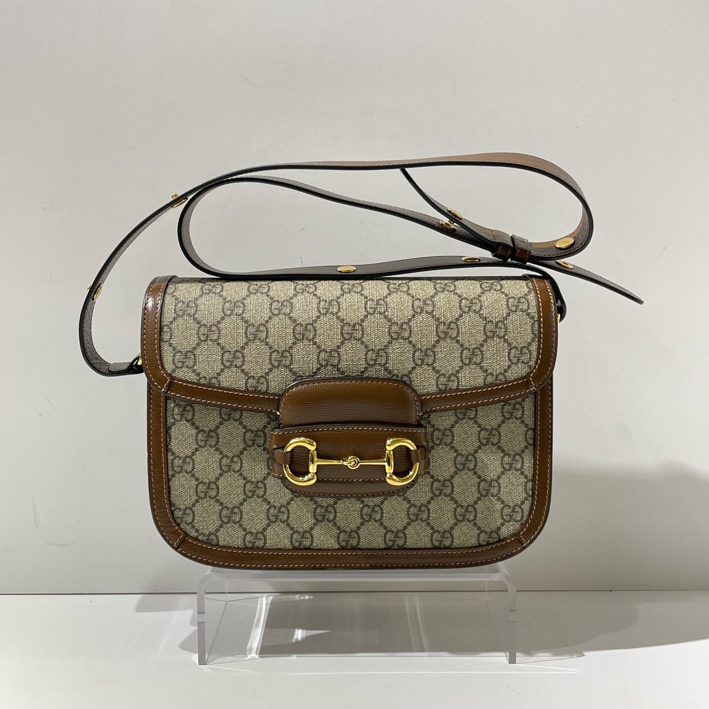 Gucci - 1955 Horsebit - Leather - Beige - (small)