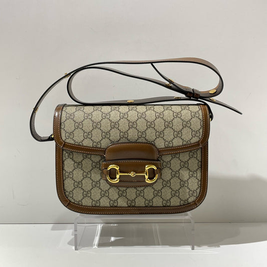 Gucci - 1955 Horsebit - Leather - Beige - (small)