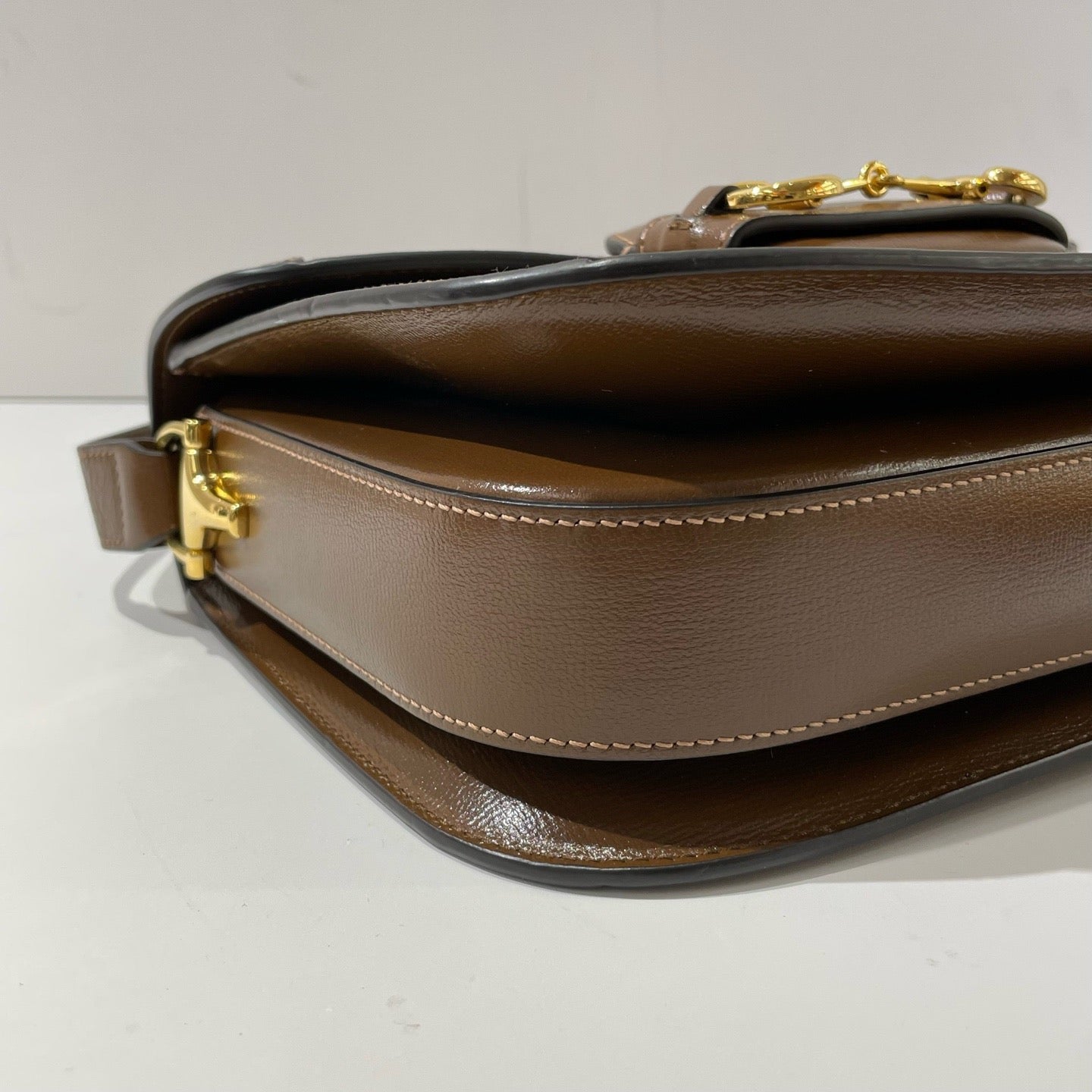 Gucci - 1955 Horsebit - Leather - Beige - (small)