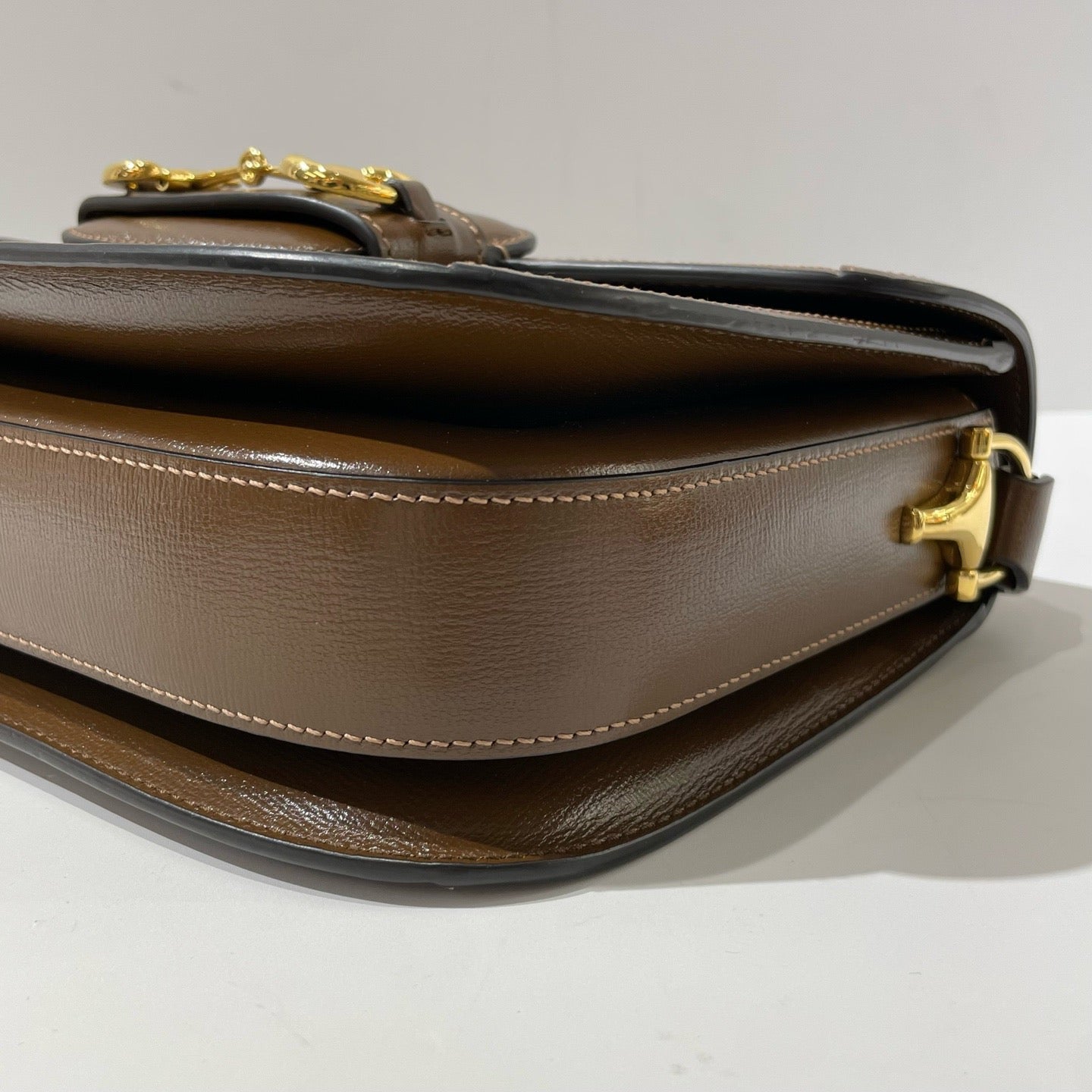 Gucci - 1955 Horsebit - Leather - Beige - (small)