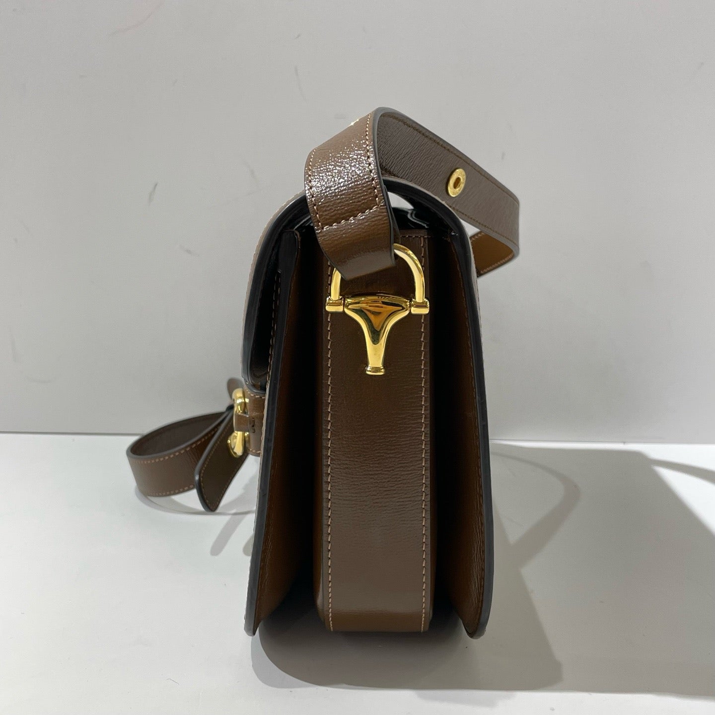 Gucci - 1955 Horsebit - Leather - Beige - (small)