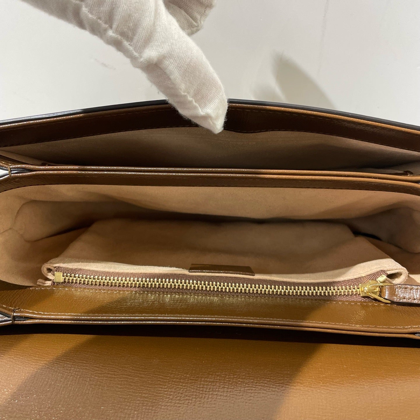 Gucci - 1955 Horsebit - Leather - Beige - (small)