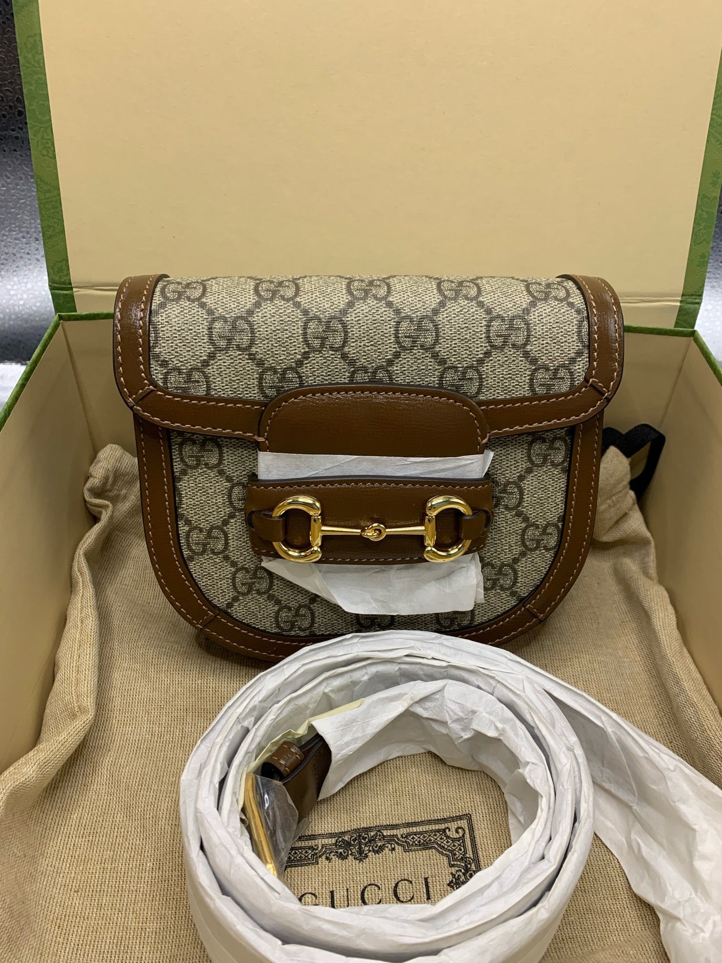 Gucci - 1955 Horsebit - Leather - Brown - (mini)