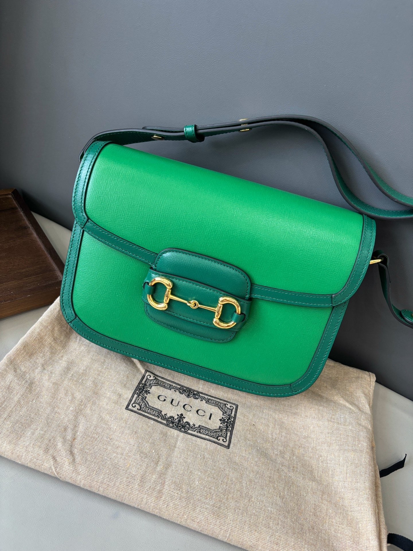 Gucci - 1955 Horsebit - Leather - Green - (medium)