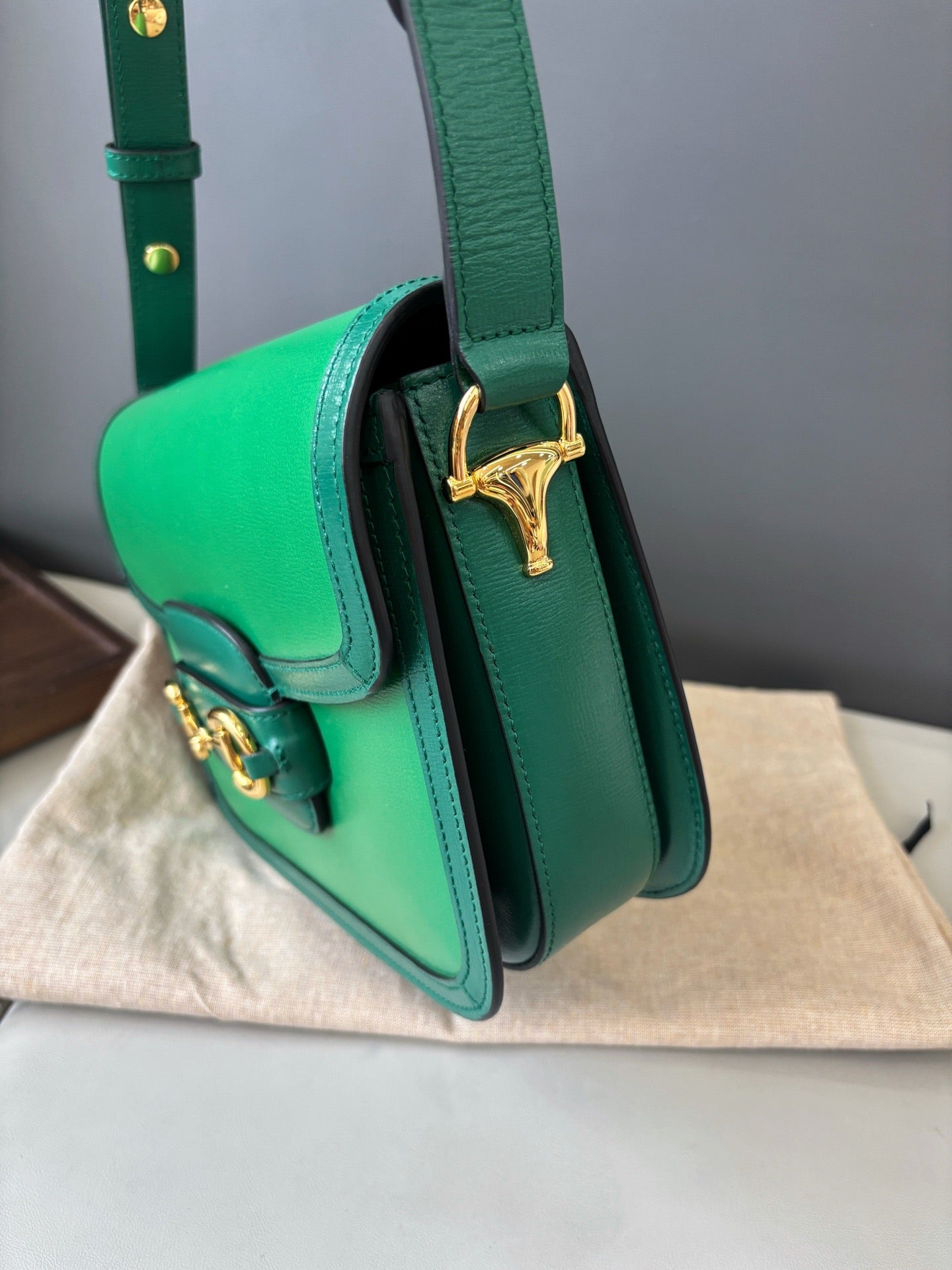 Gucci - 1955 Horsebit - Leather - Green - (medium)