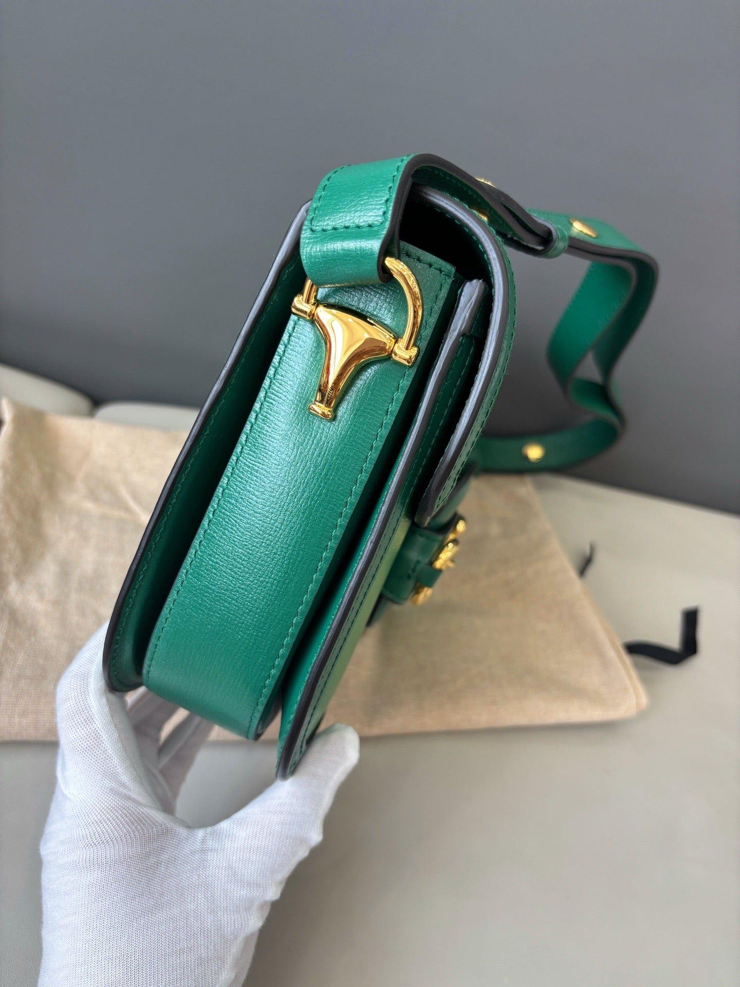Gucci - 1955 Horsebit - Leather - Green - (medium)