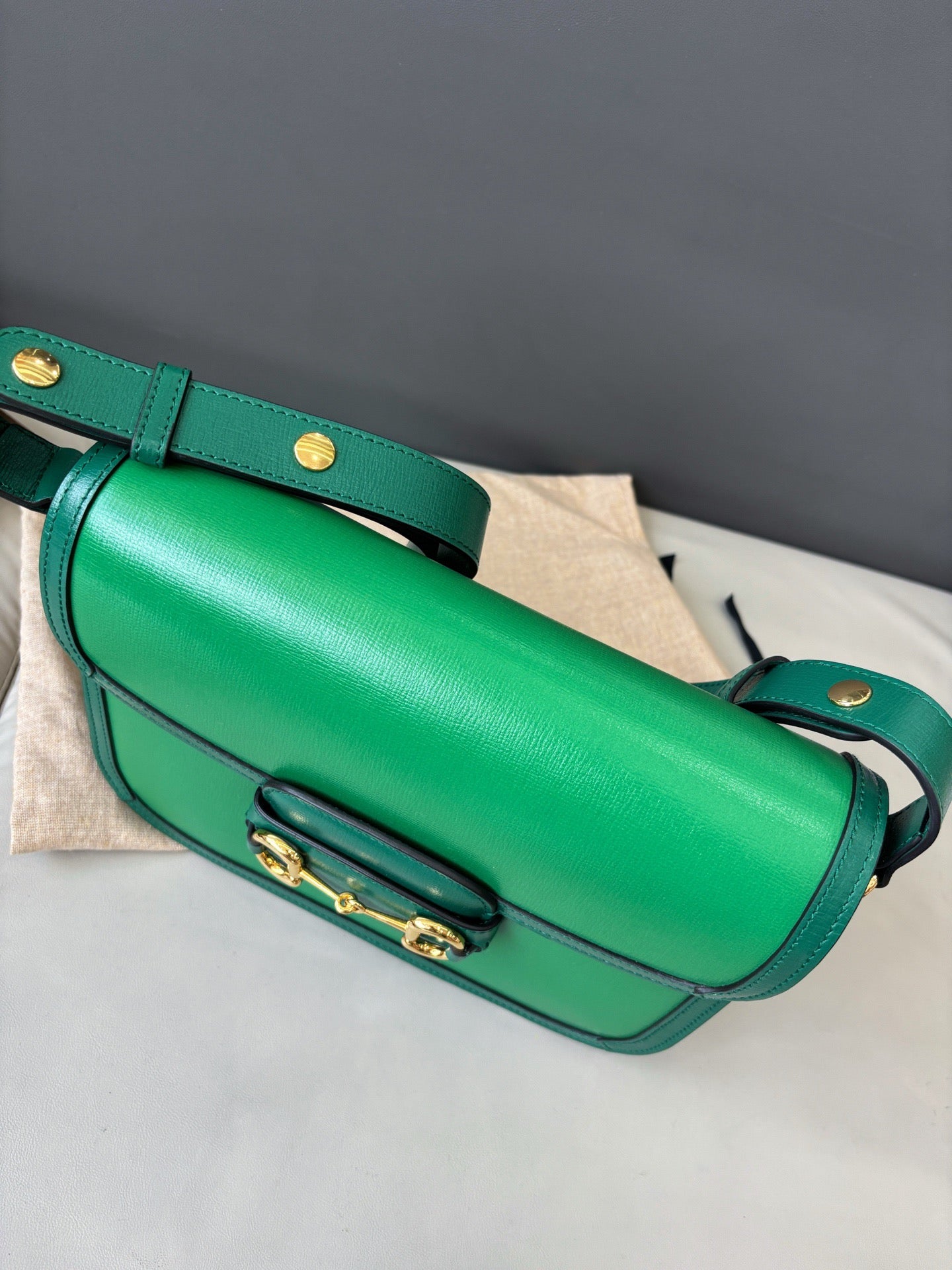 Gucci - 1955 Horsebit - Leather - Green - (medium)