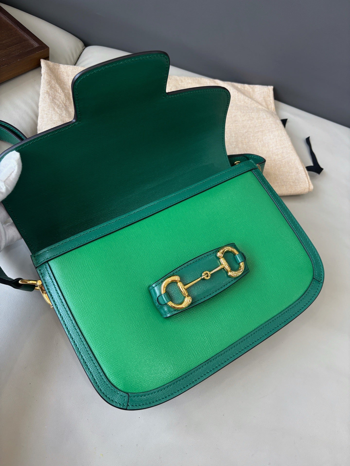 Gucci - 1955 Horsebit - Leather - Green - (medium)