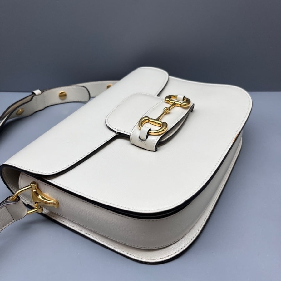 Gucci - 1955 Horsebit - Leather - White - (medium)