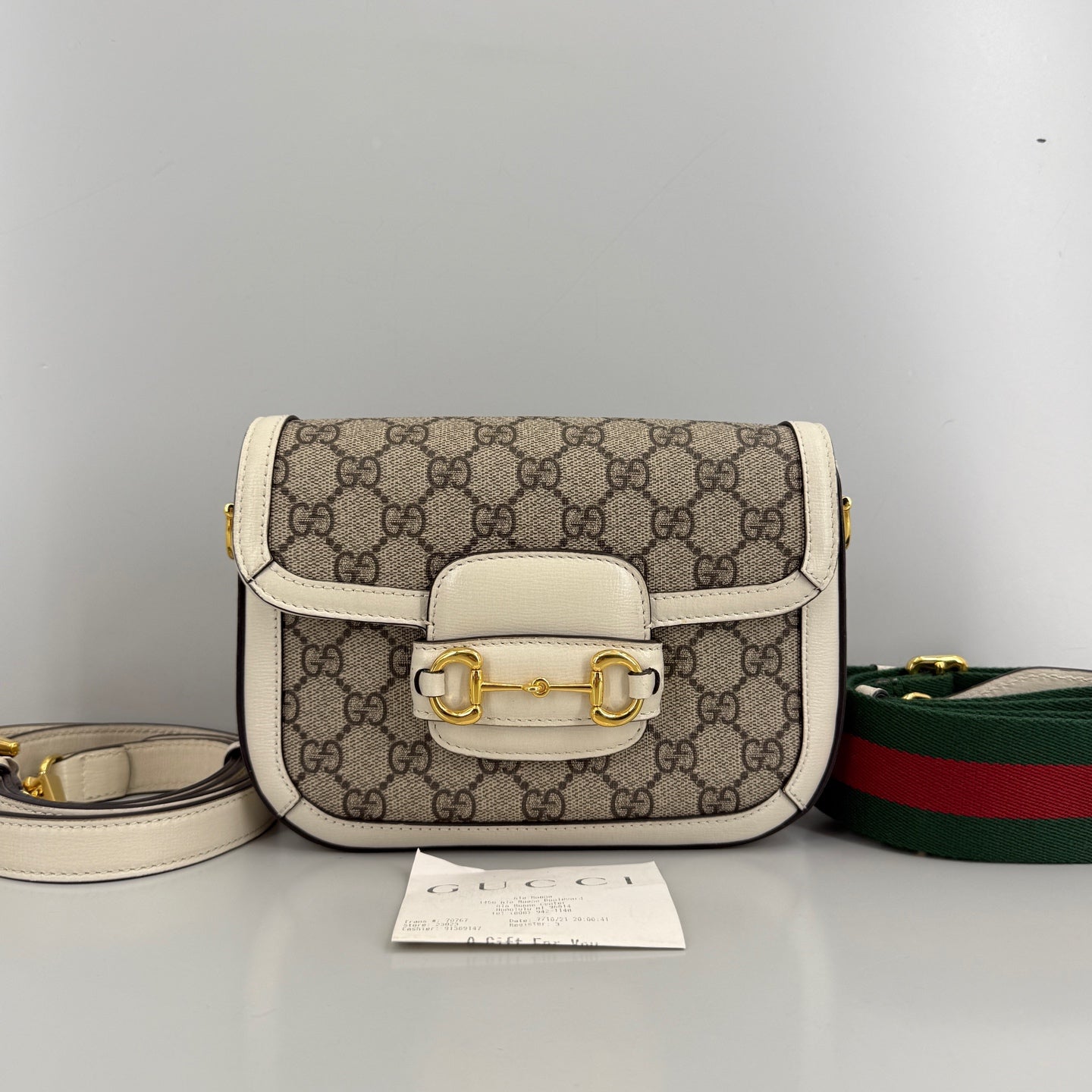 Gucci - 1955 Horsebit - Leather - White - (small)