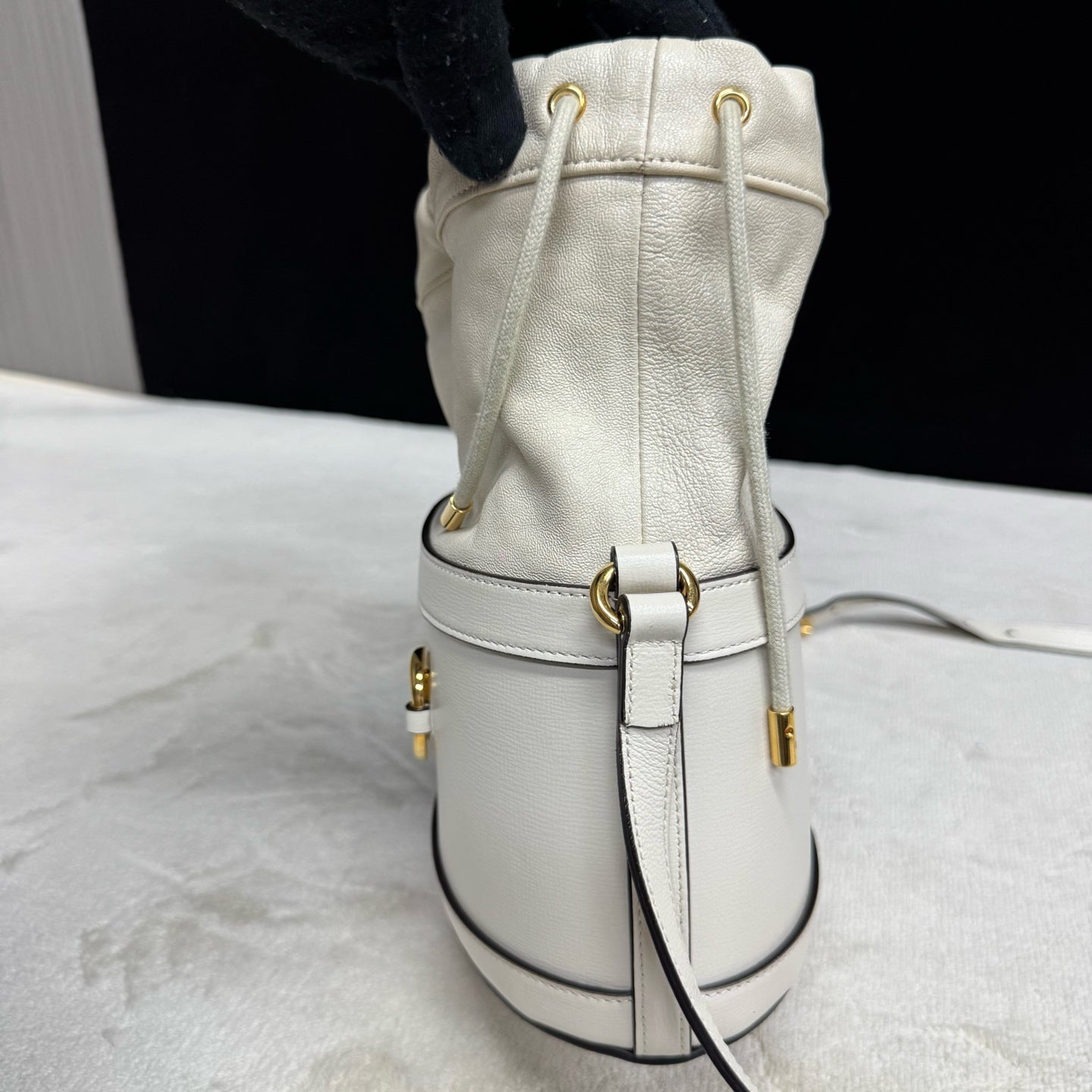 Gucci - 1955 Horsebit - Leather - White - (small)